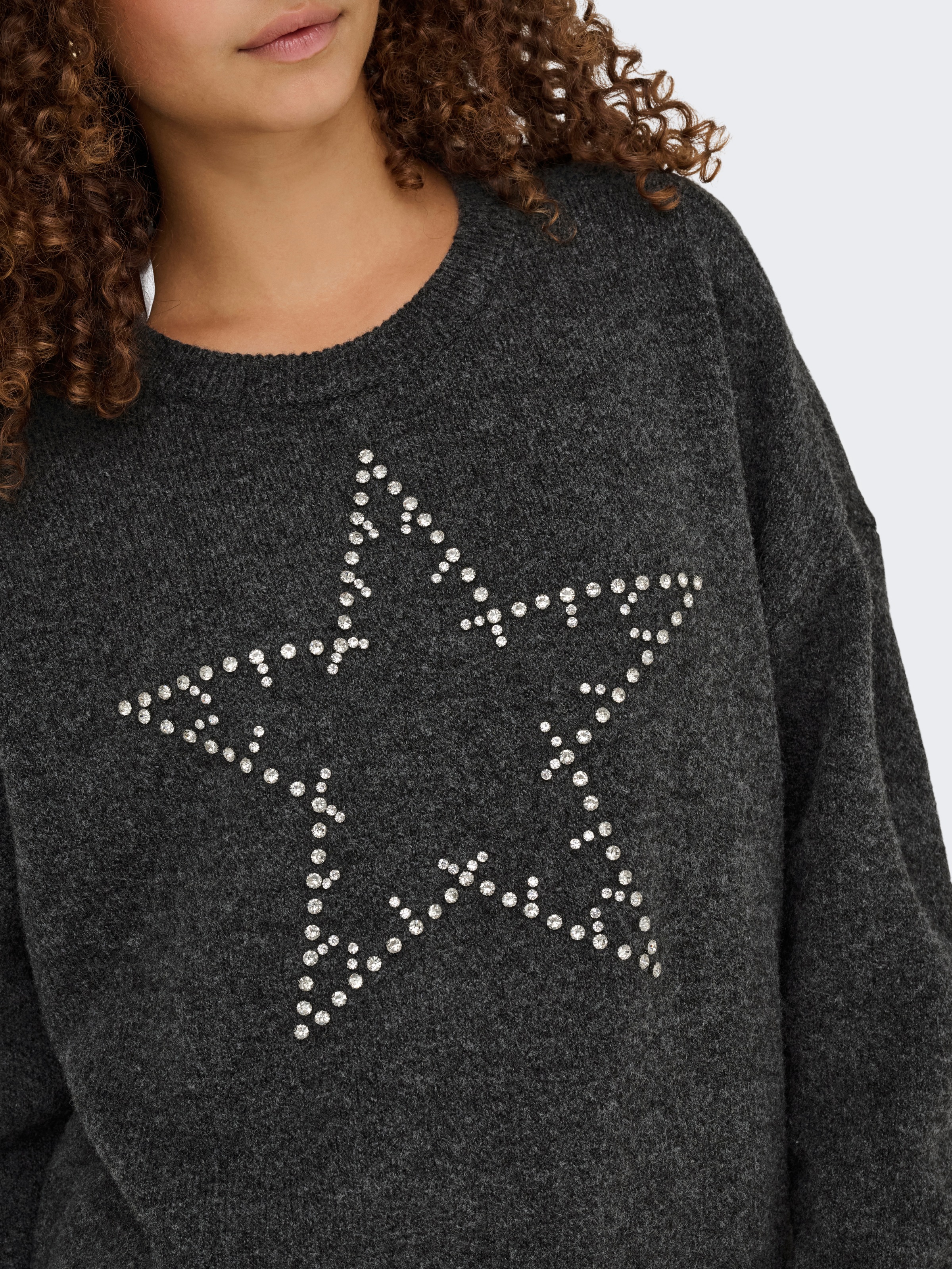 Thumbnail - ONLY Strickpullover "ONLRENATA LS O-NECK BLING KNT"