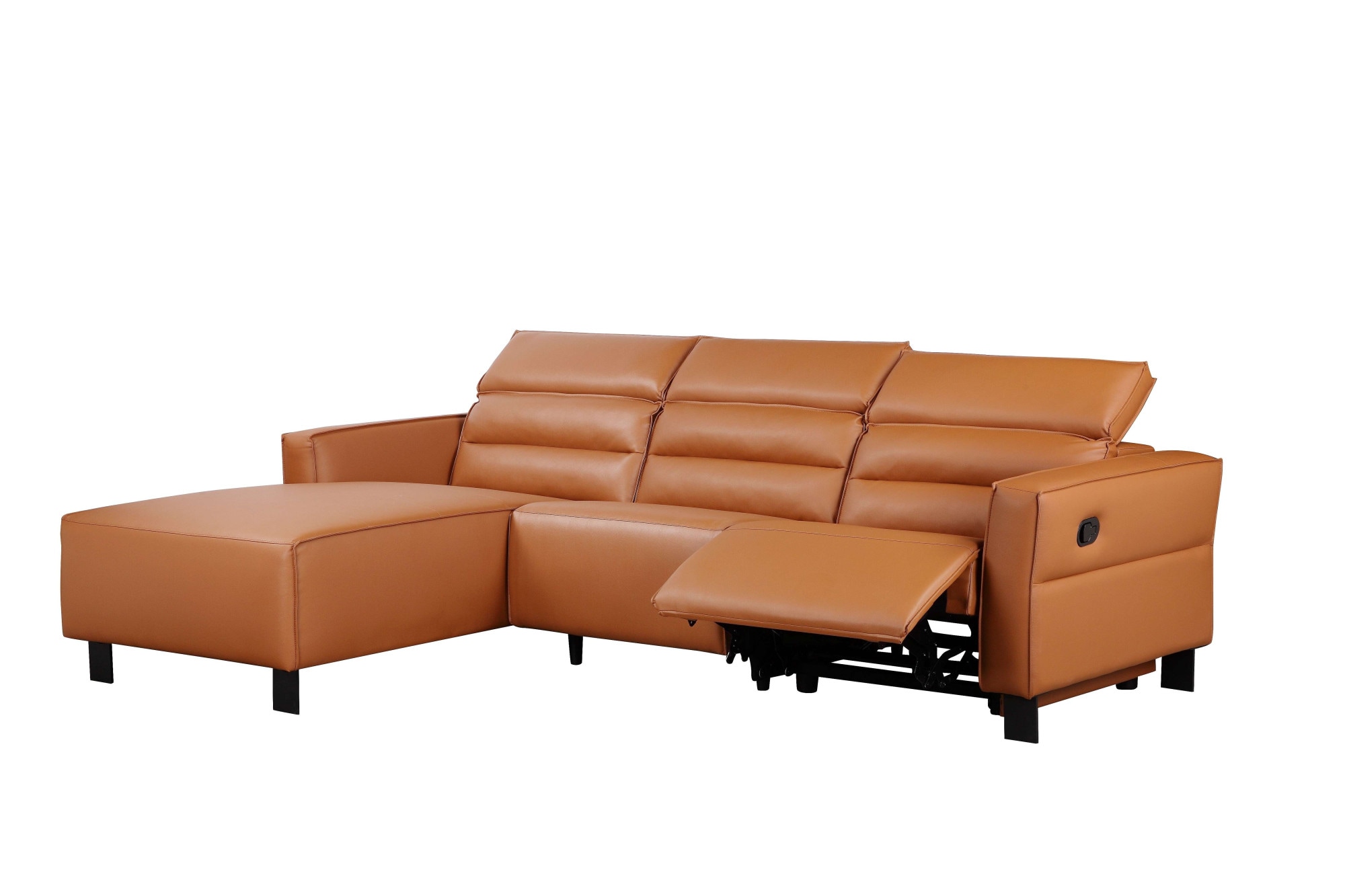 Places of Style Ecksofa »Carpari, L-Form, 263 cm, manuelle o. elektrische Relaxfunktion,«, USB A/C und Kopfteilverstellung