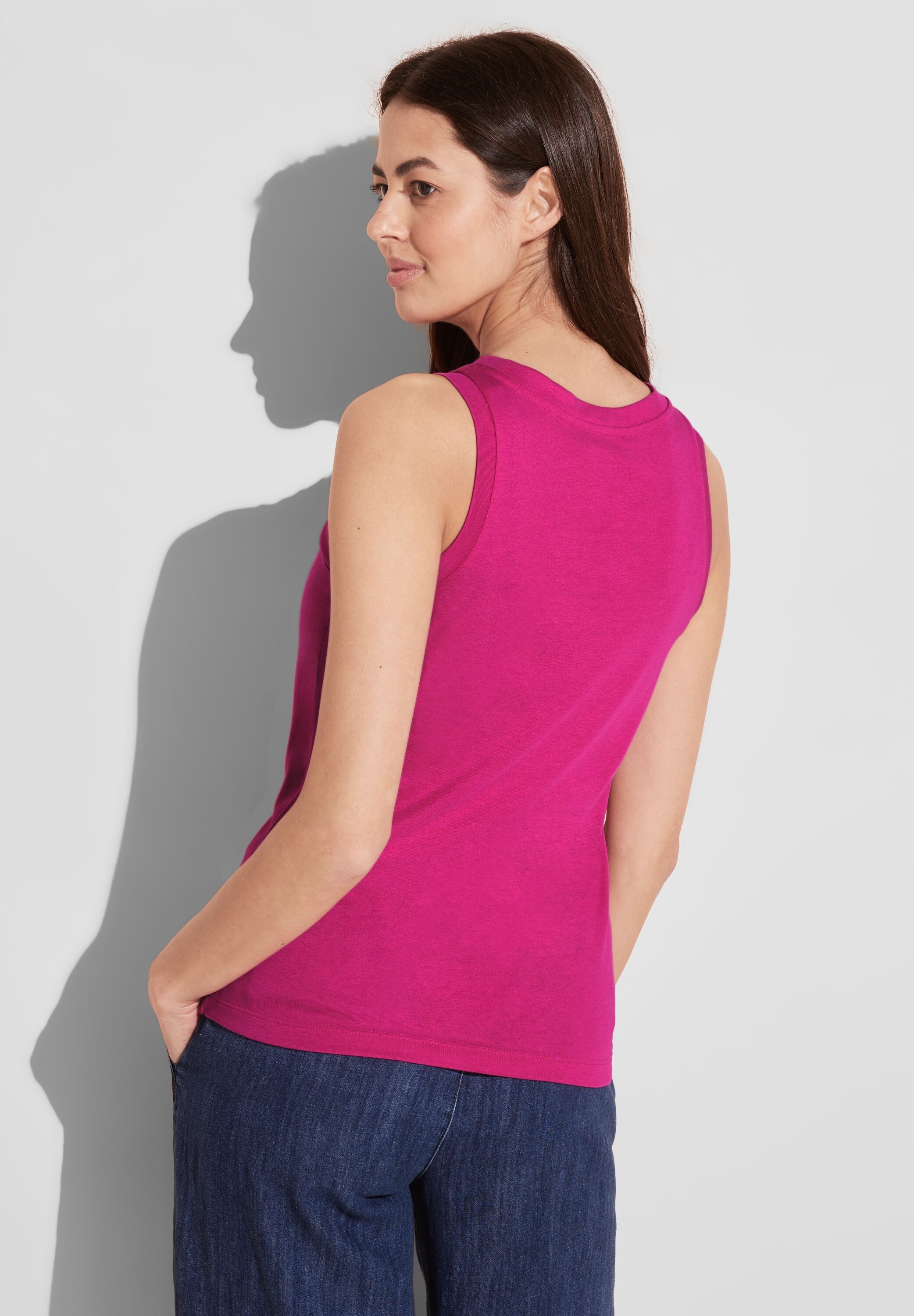STREET ONE Tanktop, mit Rundhalsausschnitt