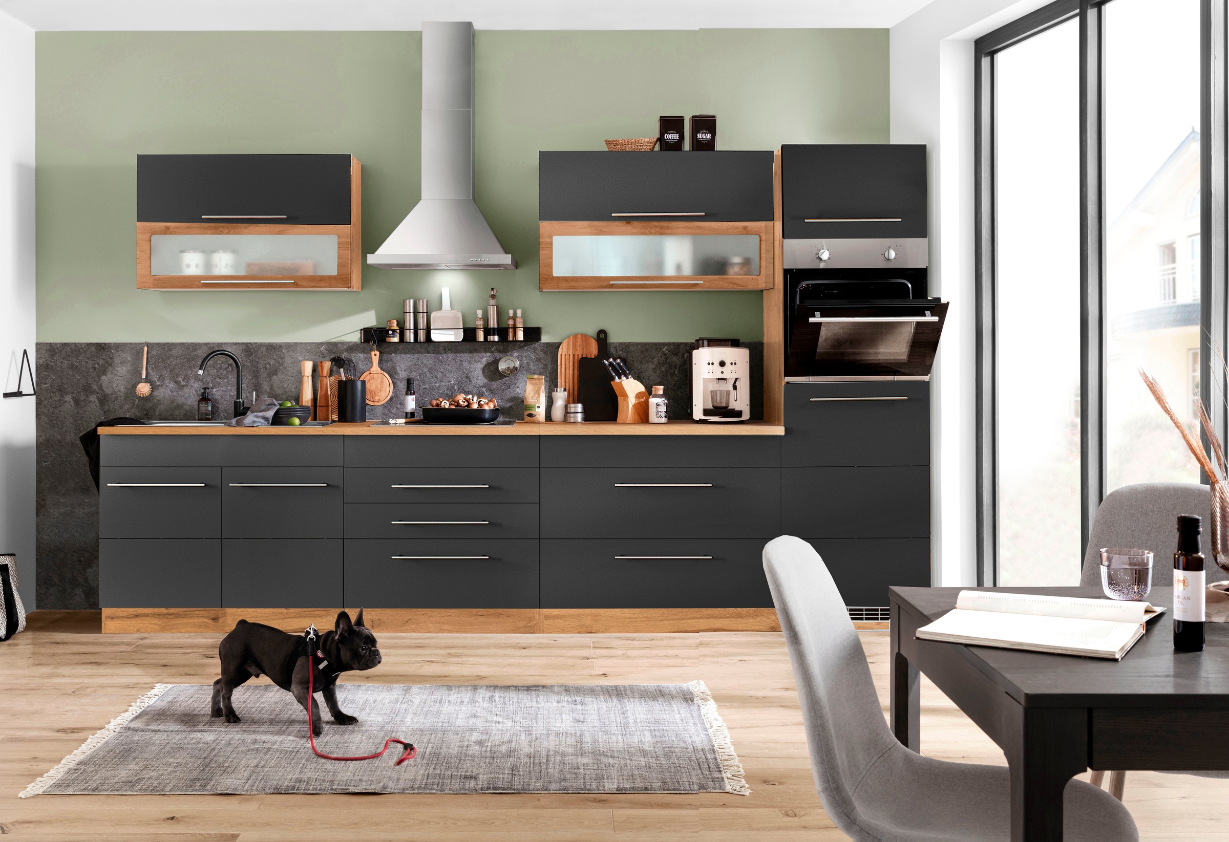 KOCHSTATION Küchenzeile "KS-Wien" Breite 340 cm, wahlweise mit E-Geräten un günstig online kaufen