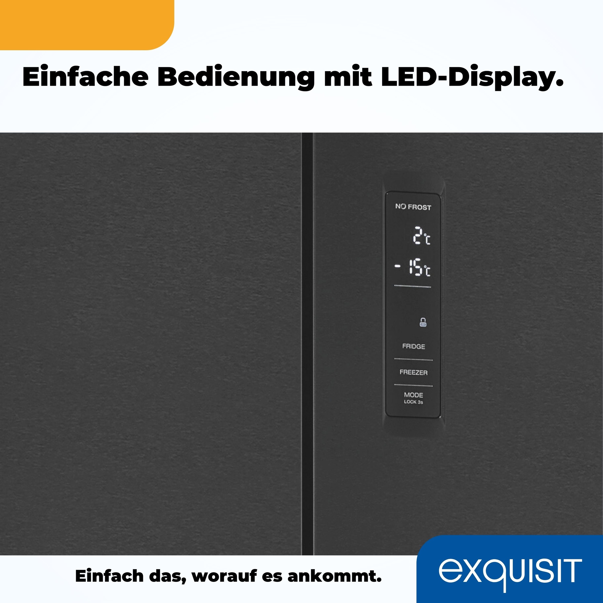 exquisit Multi Door »MD425-150-040C inoxlook-az«