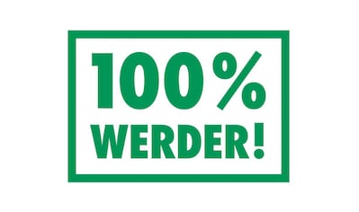 Wandtattoo »Werder Bremen 100%«, (1 St.)