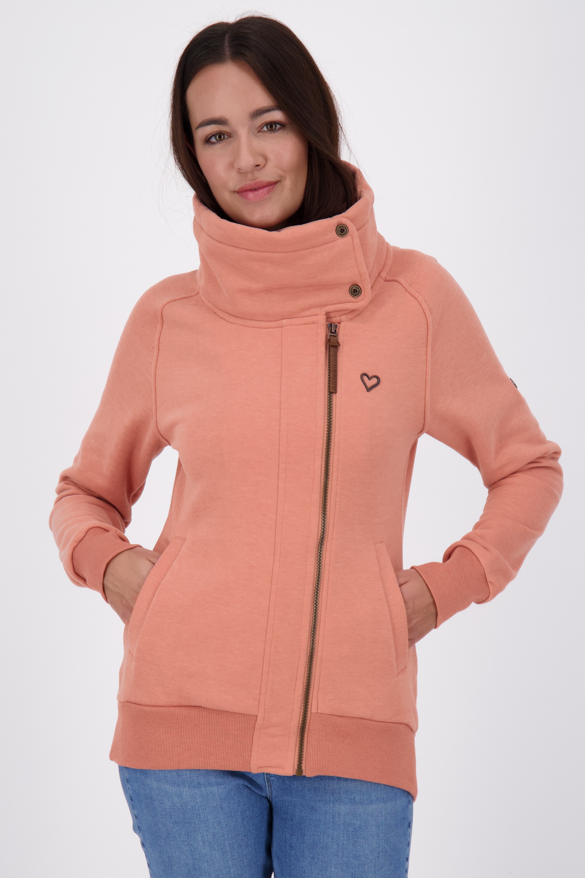 Alife & Kickin Kapuzensweatjacke "Damen MerteAK A" günstig online kaufen