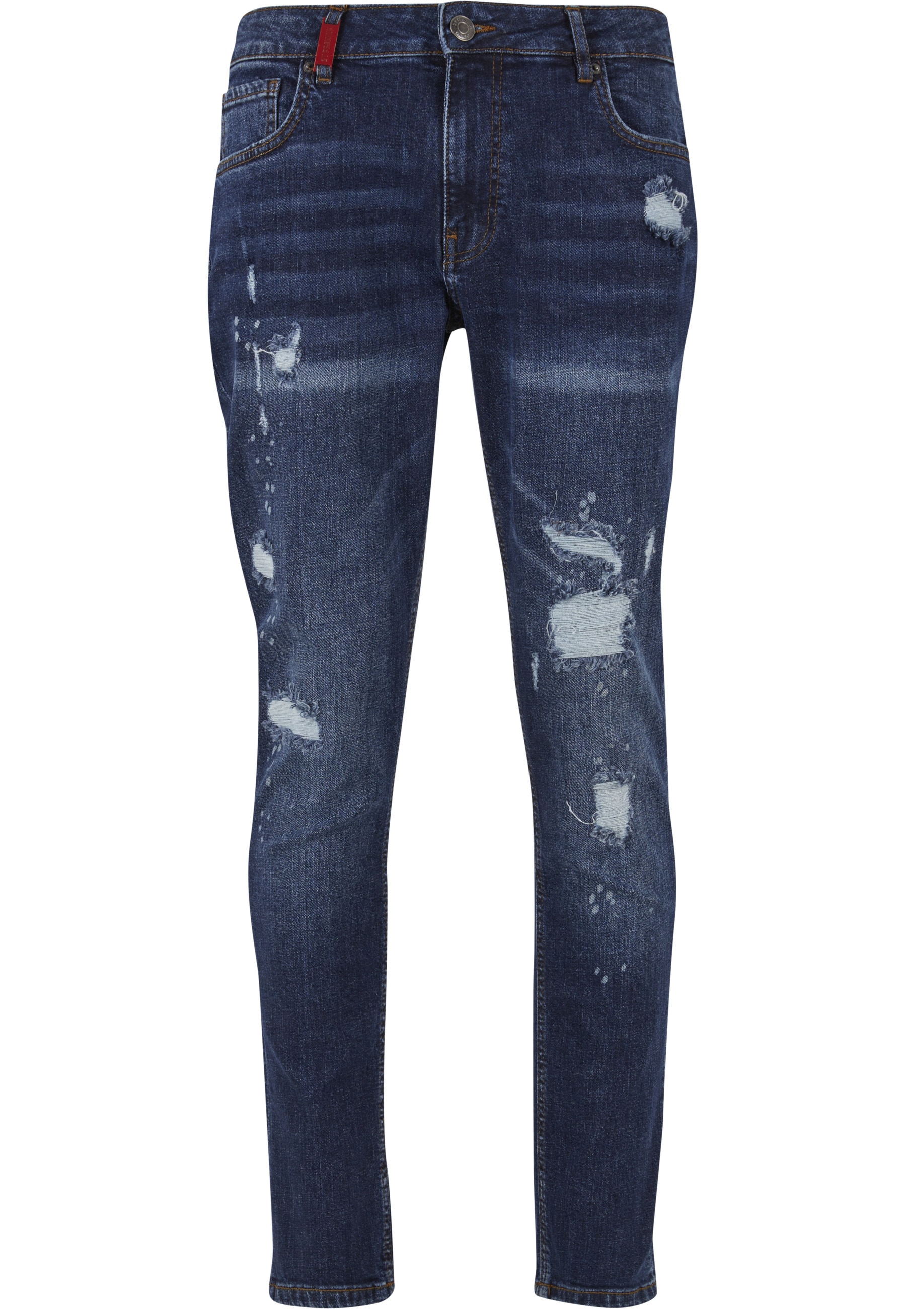 2Y Premium Bequeme Jeans "2Y Premium 2Y EMILIO RIPPED SLIM FIT JEANS"