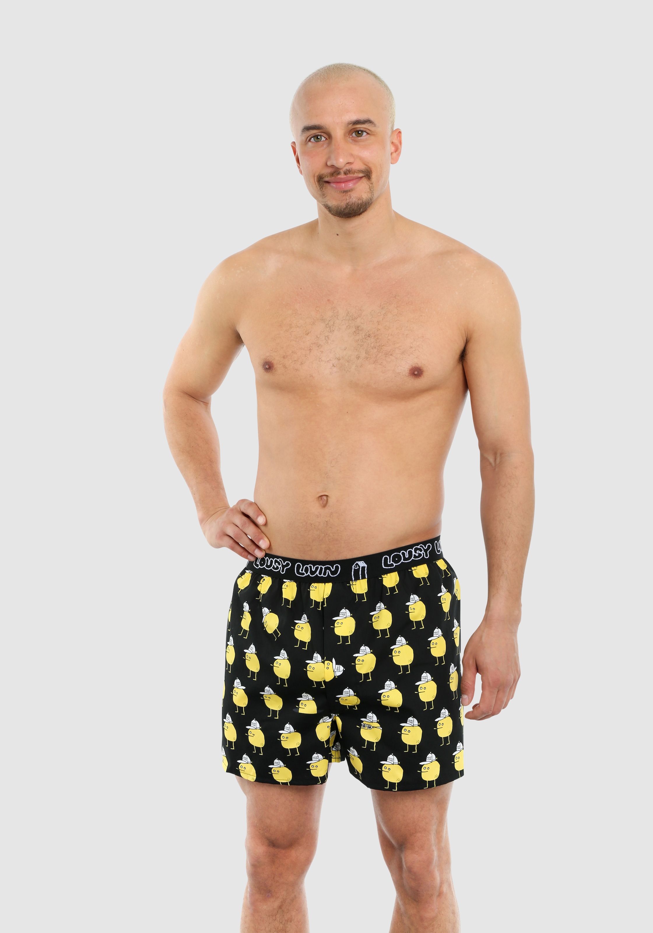 Lousy Livin Boxershorts »Toast & Zitrone 2 Pack«, (2 St.), im praktischen 2er-Pack