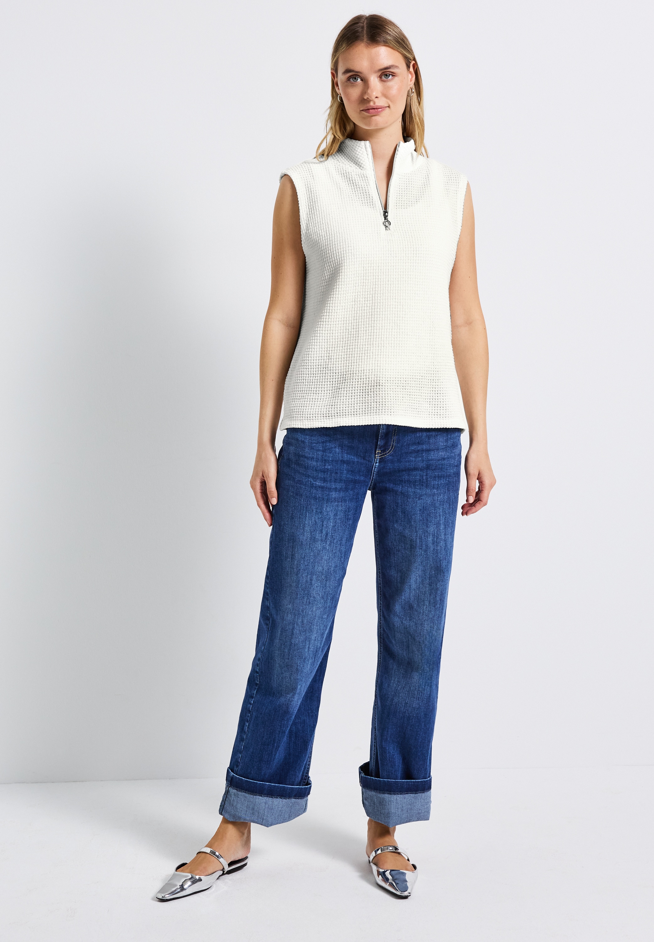 STREET ONE Stehkragenshirt, mit Turtleneck