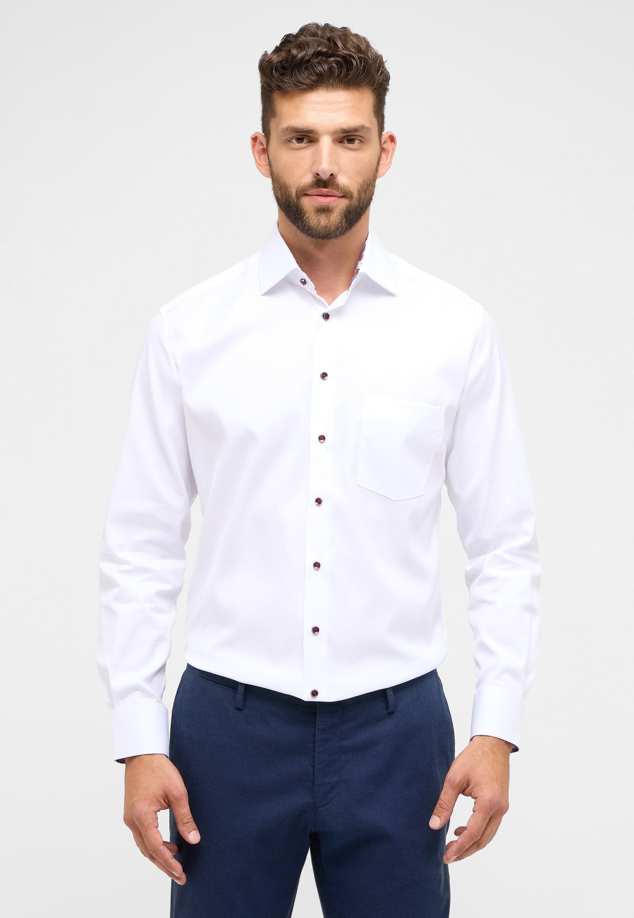Eterna Langarmhemd "MODERN FIT", NON IRON (bügelfrei) günstig online kaufen