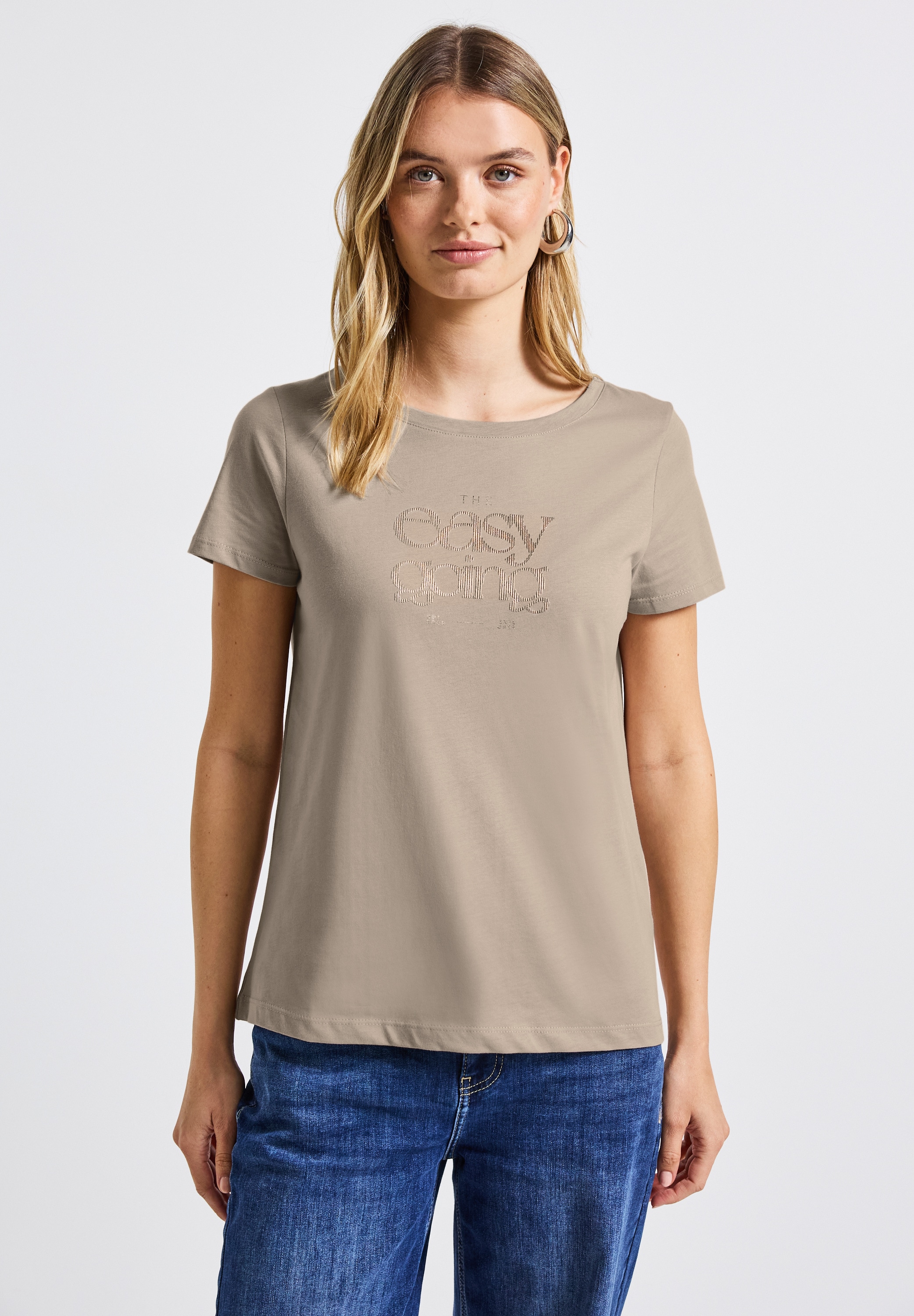 STREET ONE T-Shirt, mit Wording-Print günstig online kaufen