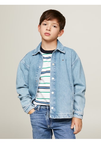 Jeansjacke »DENIM OVERSHIRT WORN MID WASH«, Kinder bis 16 Jahre