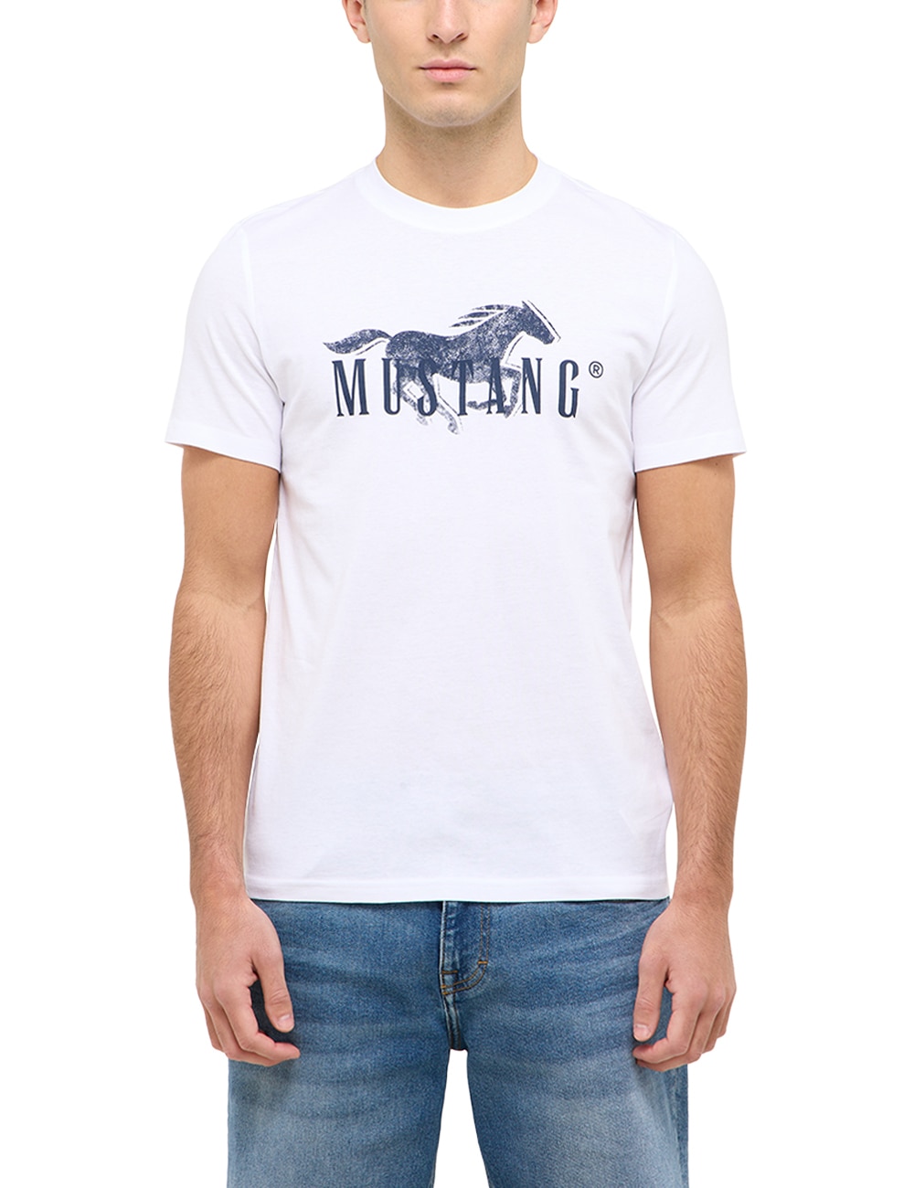 MUSTANG Kurzarmshirt "Herren Style Austin" günstig online kaufen