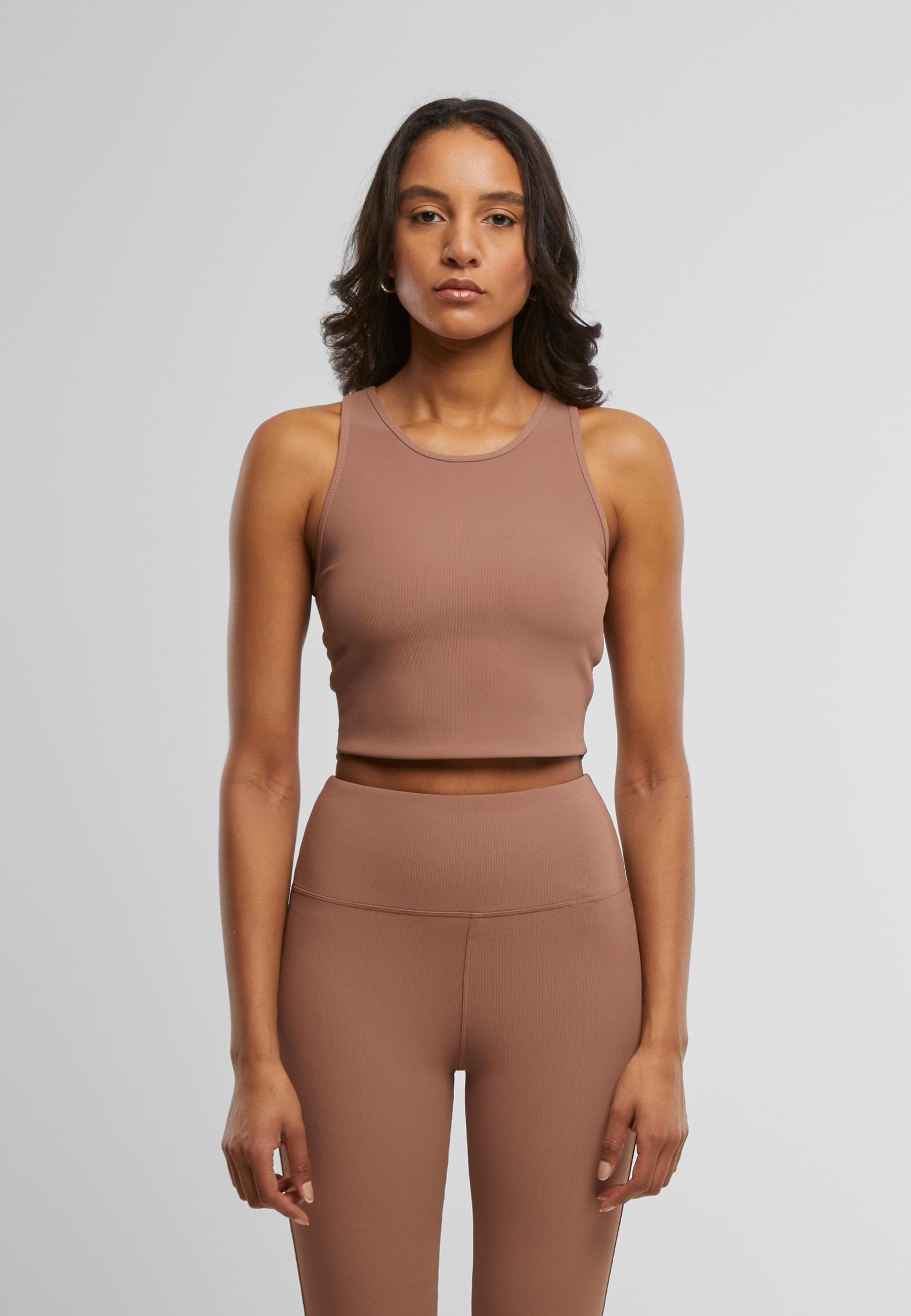 URBAN CLASSICS Muskelshirt »Urban Classics Ladies Sports Top Rib Ladies Sports Top Rib«, (1 tlg.)