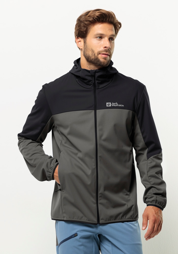 Jack Wolfskin Softshelljacke "FELDBERG HOODY M", mit Kapuze