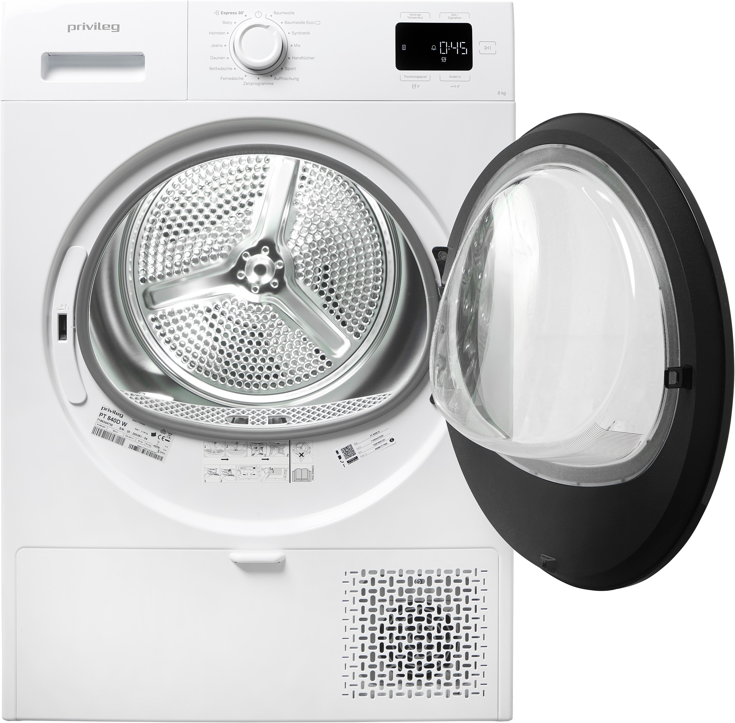 Privileg Wärmepumpentrockner "PT 840D W" günstig online kaufen