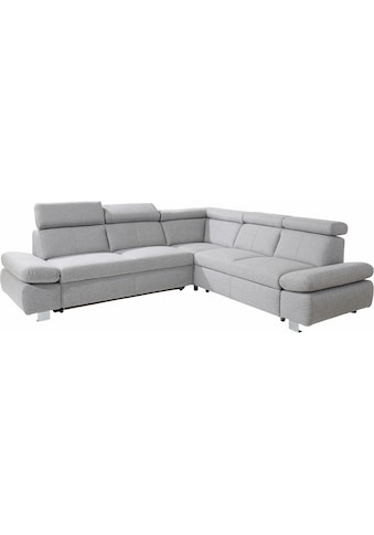 exxpo - sofa fashion Ecksofa »Happy« su Kopfteil- ir Armtei...