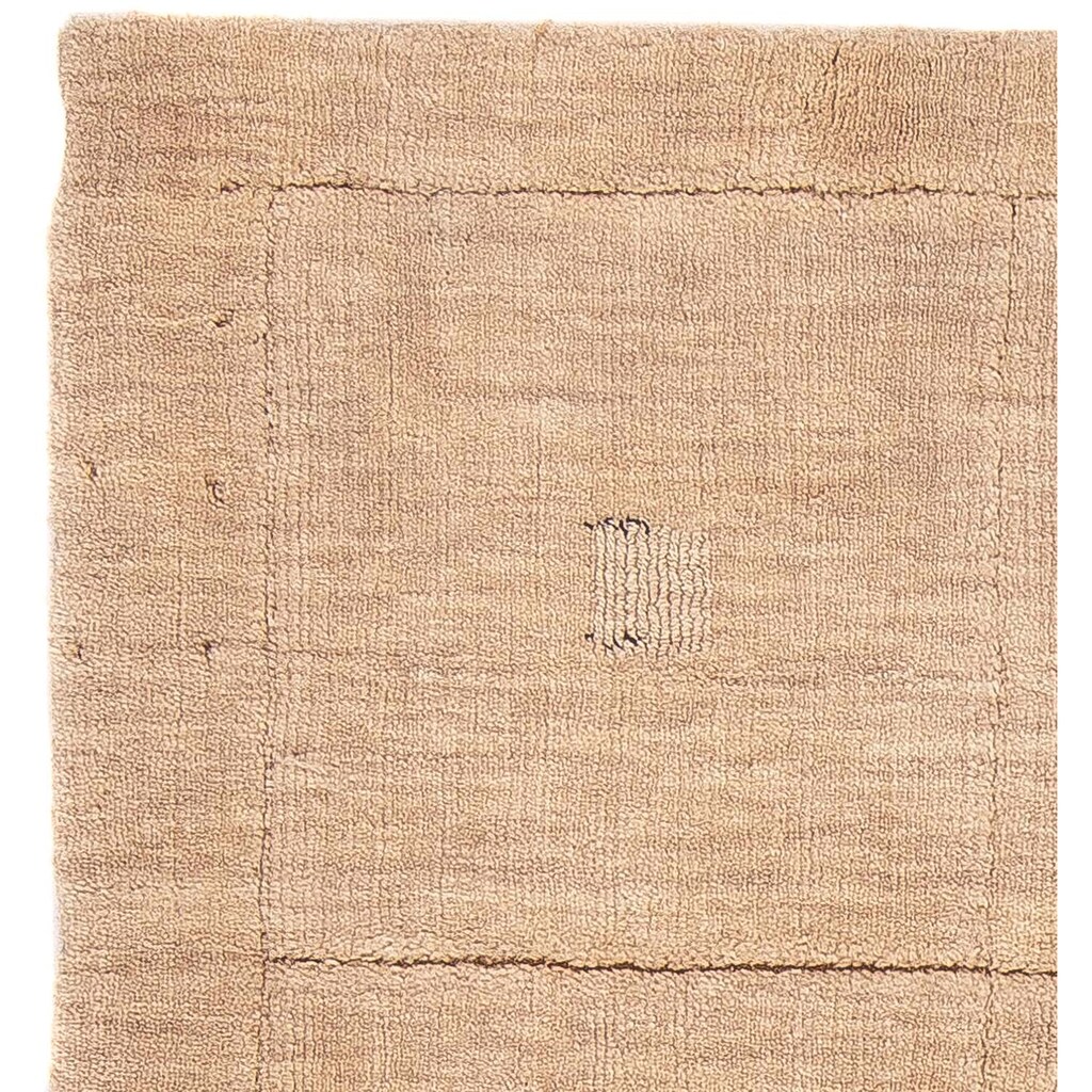 morgenland Wollteppich »Gabbeh - Loribaft Softy - 117 x 85 cm - hellbeige«, rechteckig