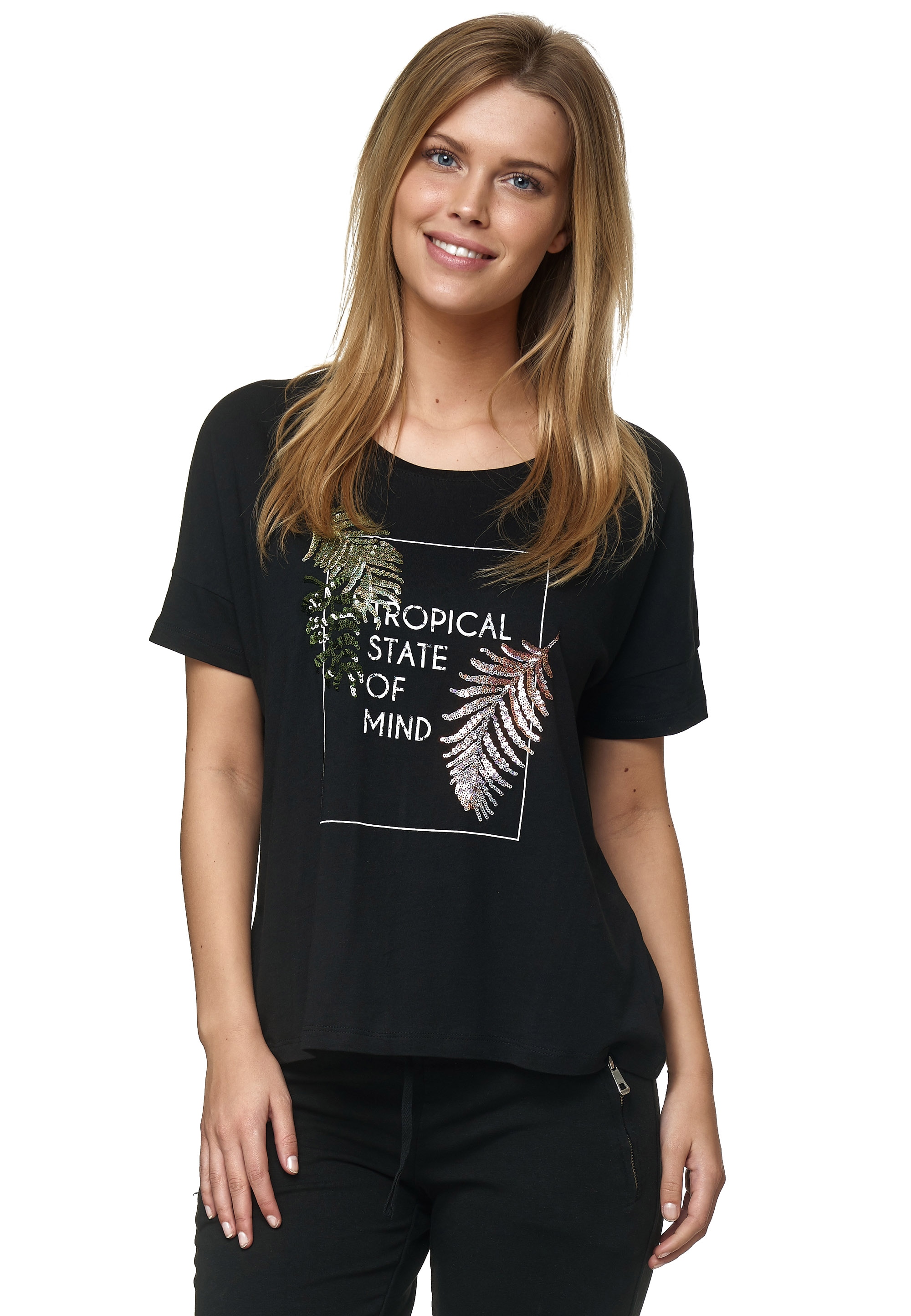 Decay T-Shirt, mit modischen Pailletten | BAUR für kaufen
