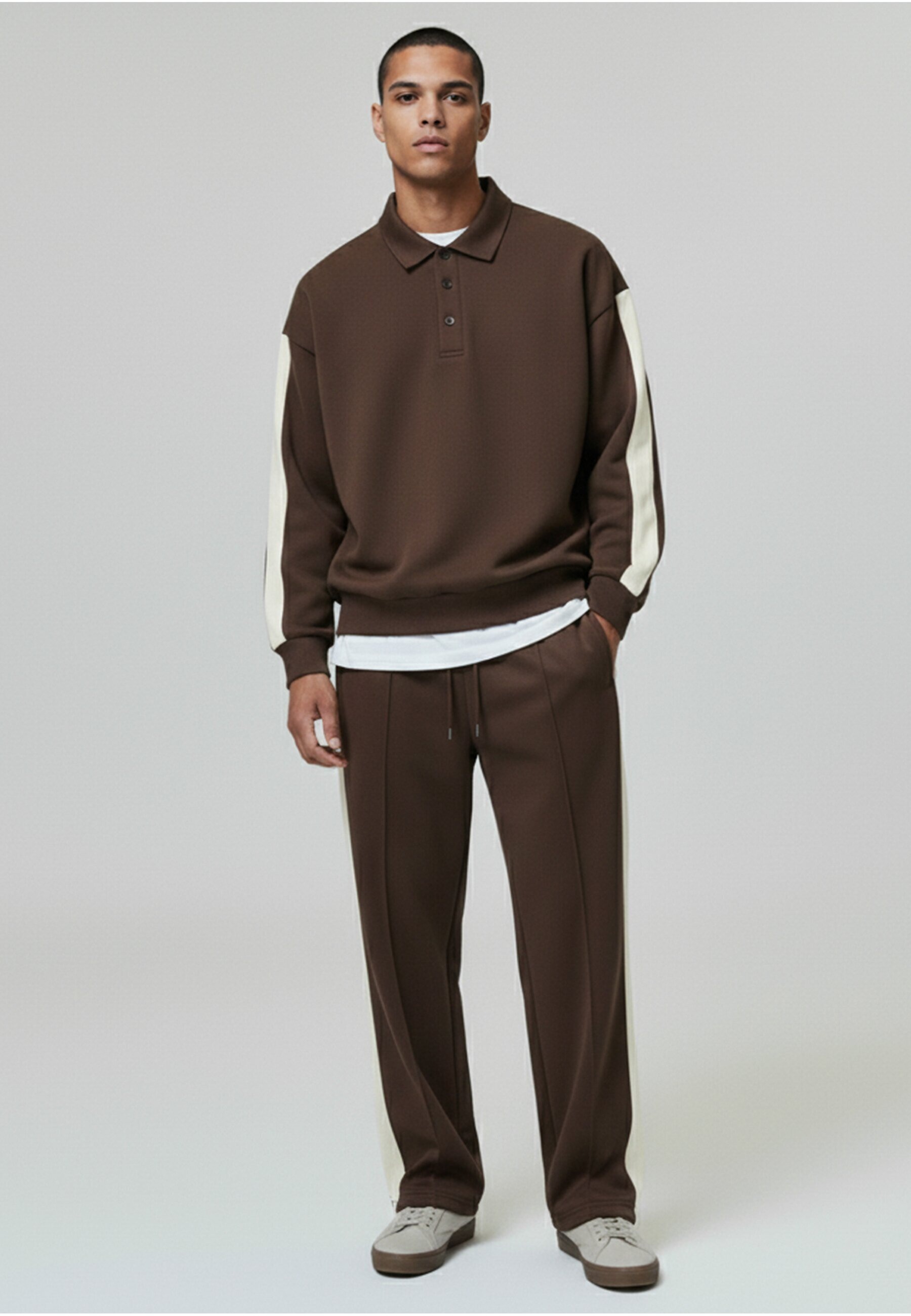 URBAN CLASSICS Sweathose »Urban Classics Piqué Open Leg Trackpants«