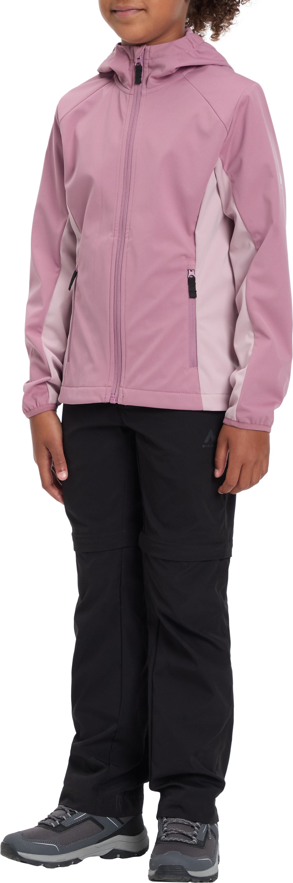 McKINLEY Outdoorjacke »DA.-UNTERJACKE ABE LT G« mit Kapuze mit kontrastfarbigen Einsätzen, Mit Kapuze