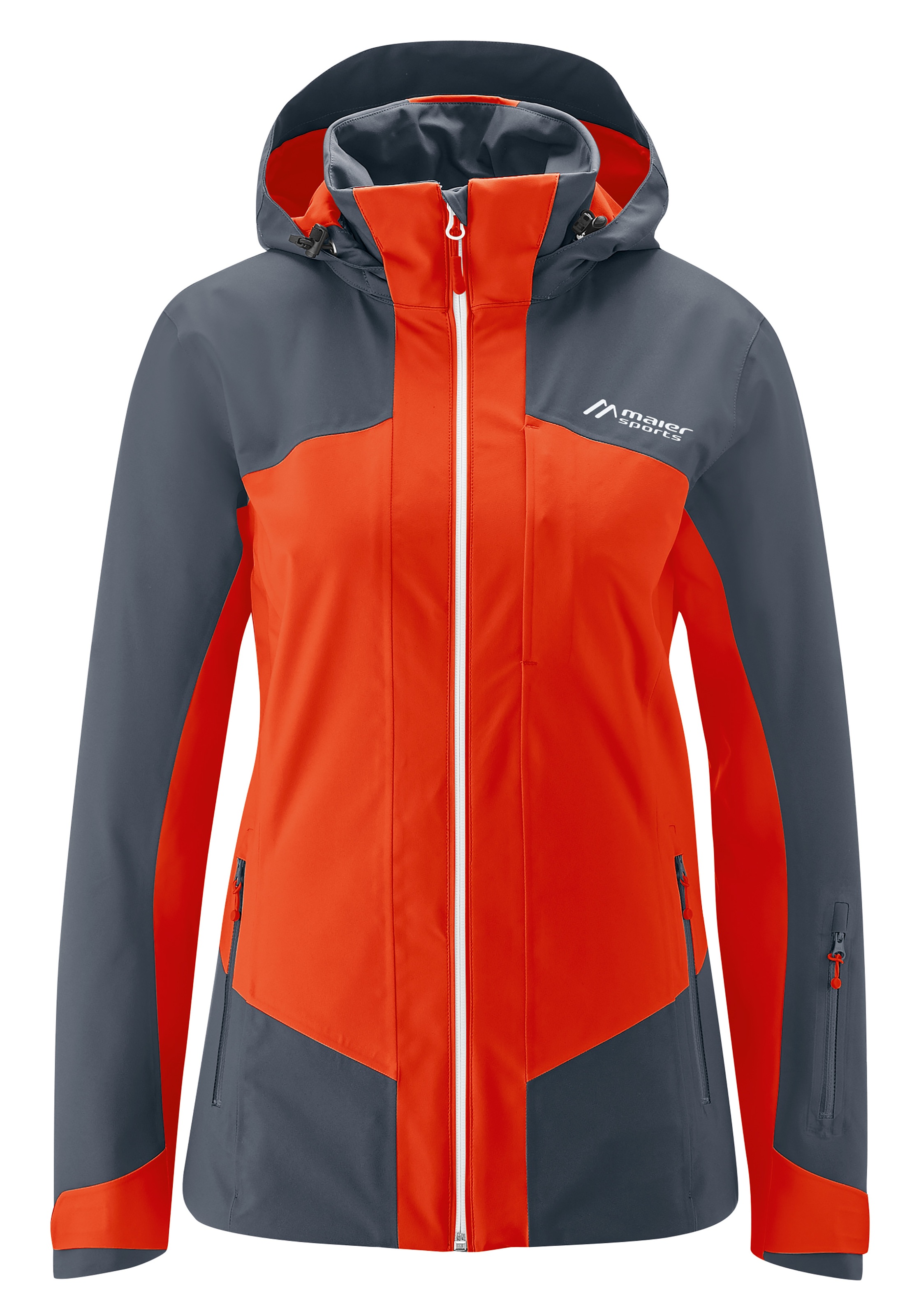 Maier Sports Funktionsjacke "Gravdal XO 2.0 W", Sportliche Outdoorjacke mit vollwertiger Skiausstattung