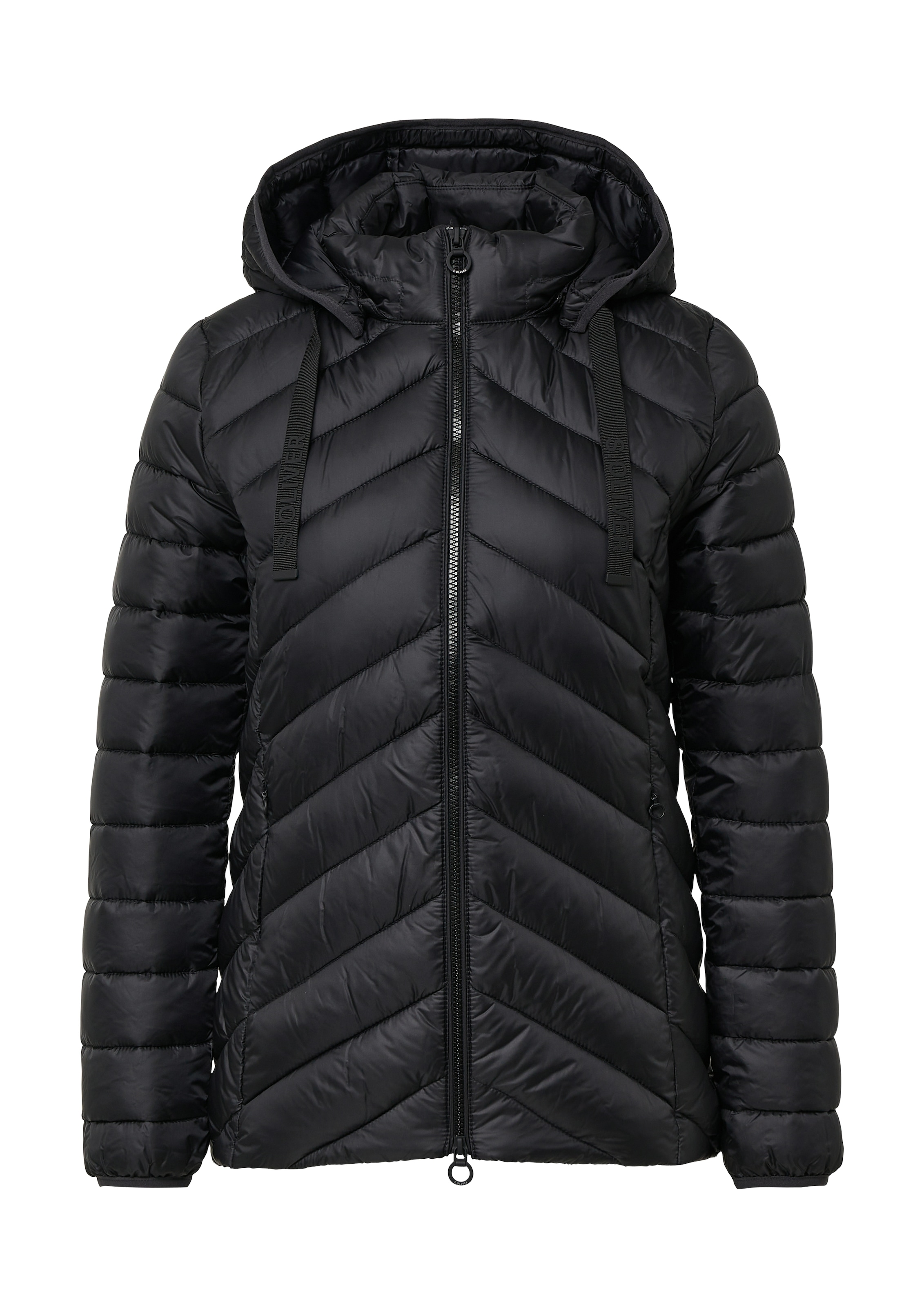 s.Oliver Outdoorjacke, mit Kapuze, mit abnehmbarer Kapuze