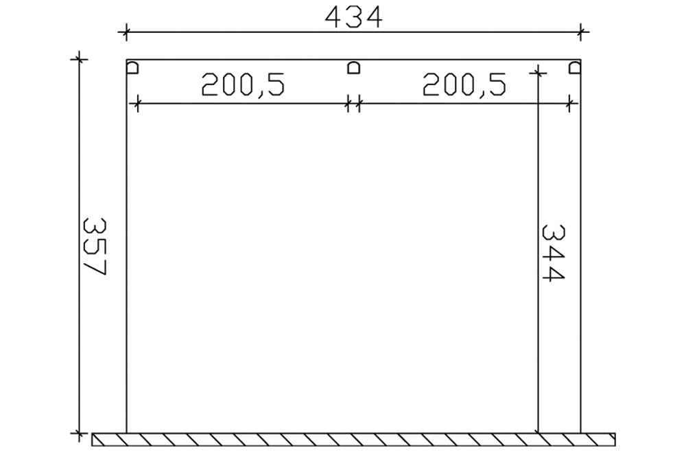 Skanholz Terrassendach »Monza«, Bedachung Verbund-Sicherheits-Glas, Aluminium