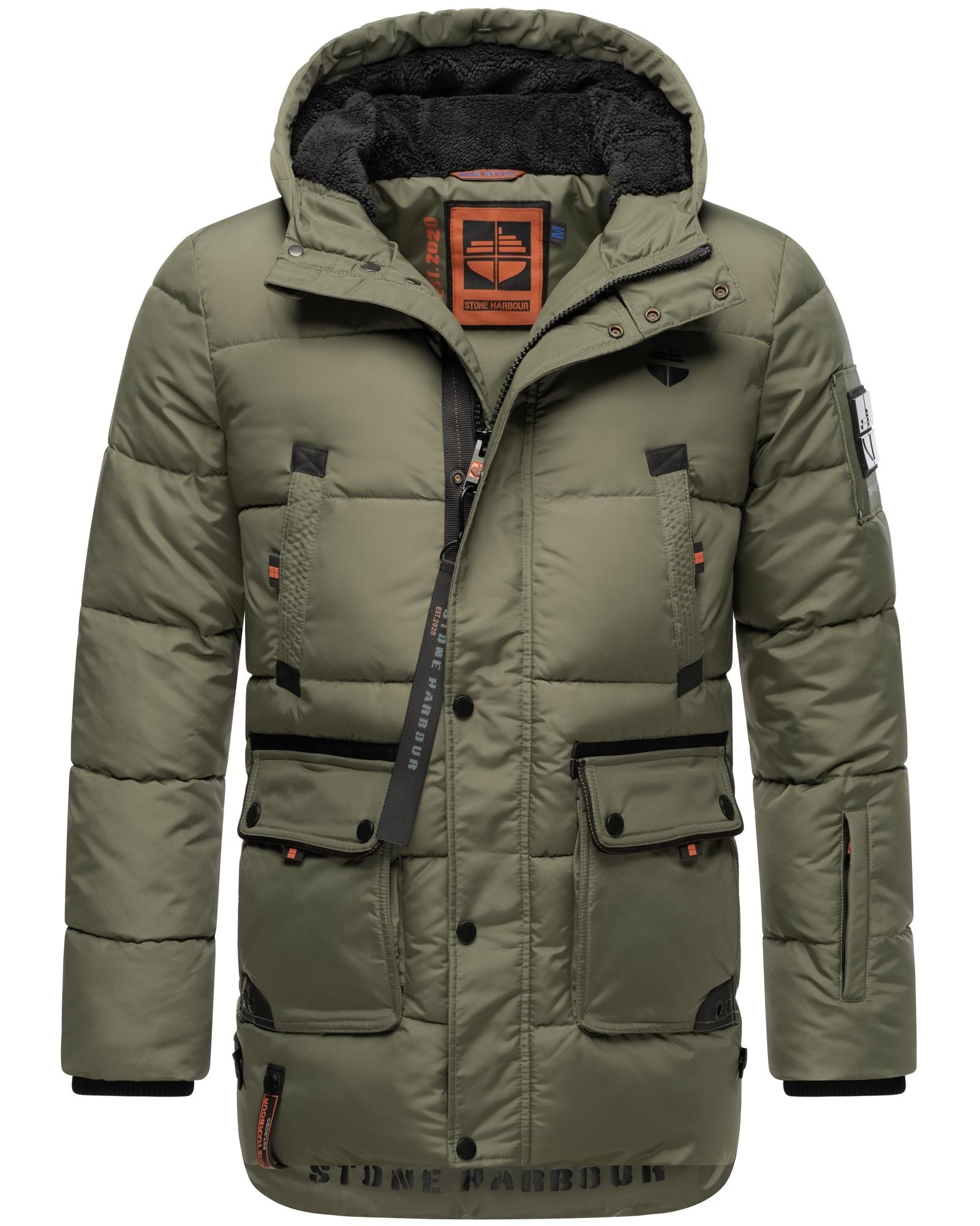 Stone Harbour Steppjacke »Mironoo«, mit Kapuze, stylische Outdoorjacke mit großer Kapuze