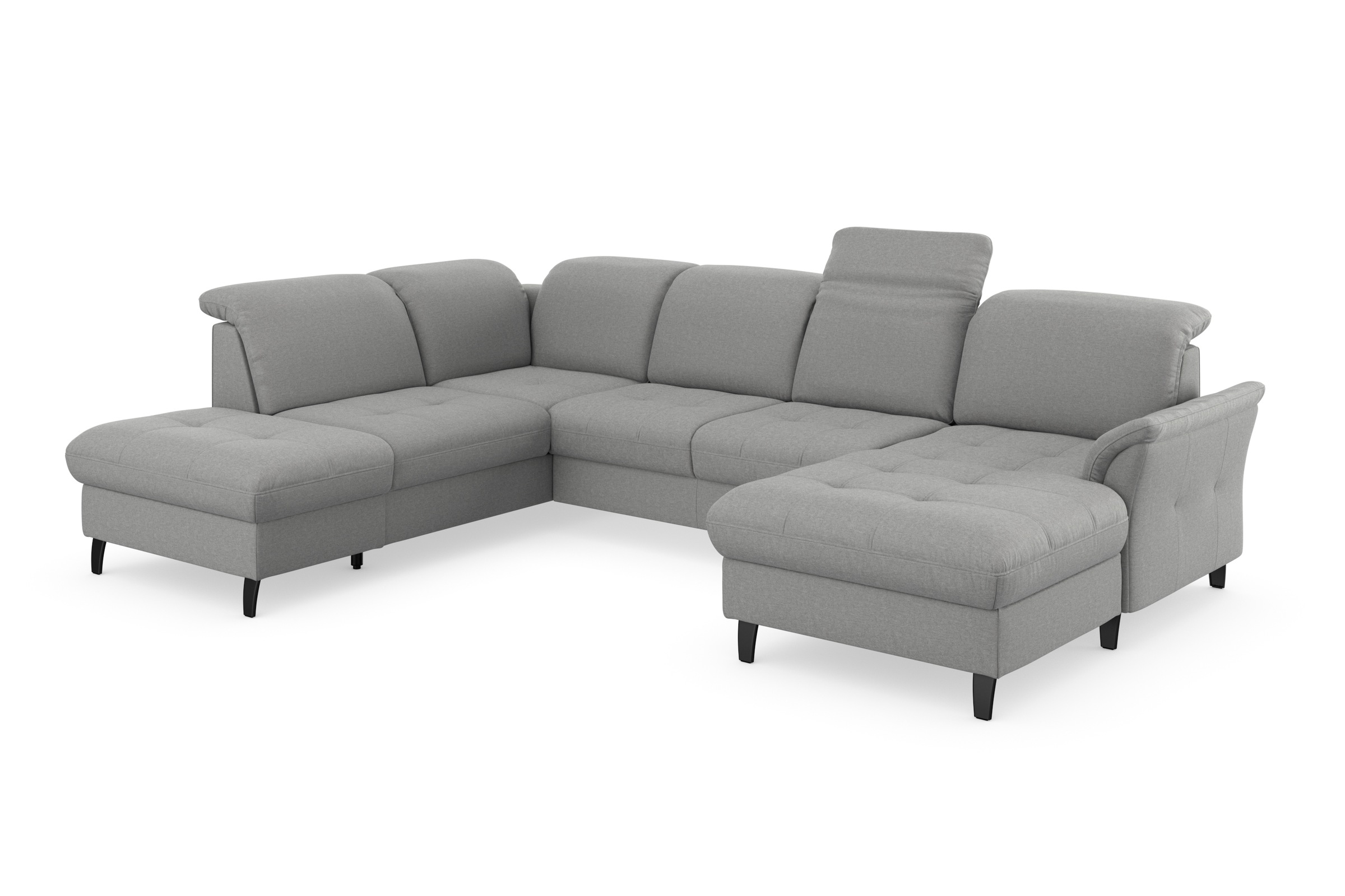 sit&more Wohnlandschaft »Maggiore U-Form«, wahlweise mit Kopfteilverstellung, Bettfunktion und Stauraum