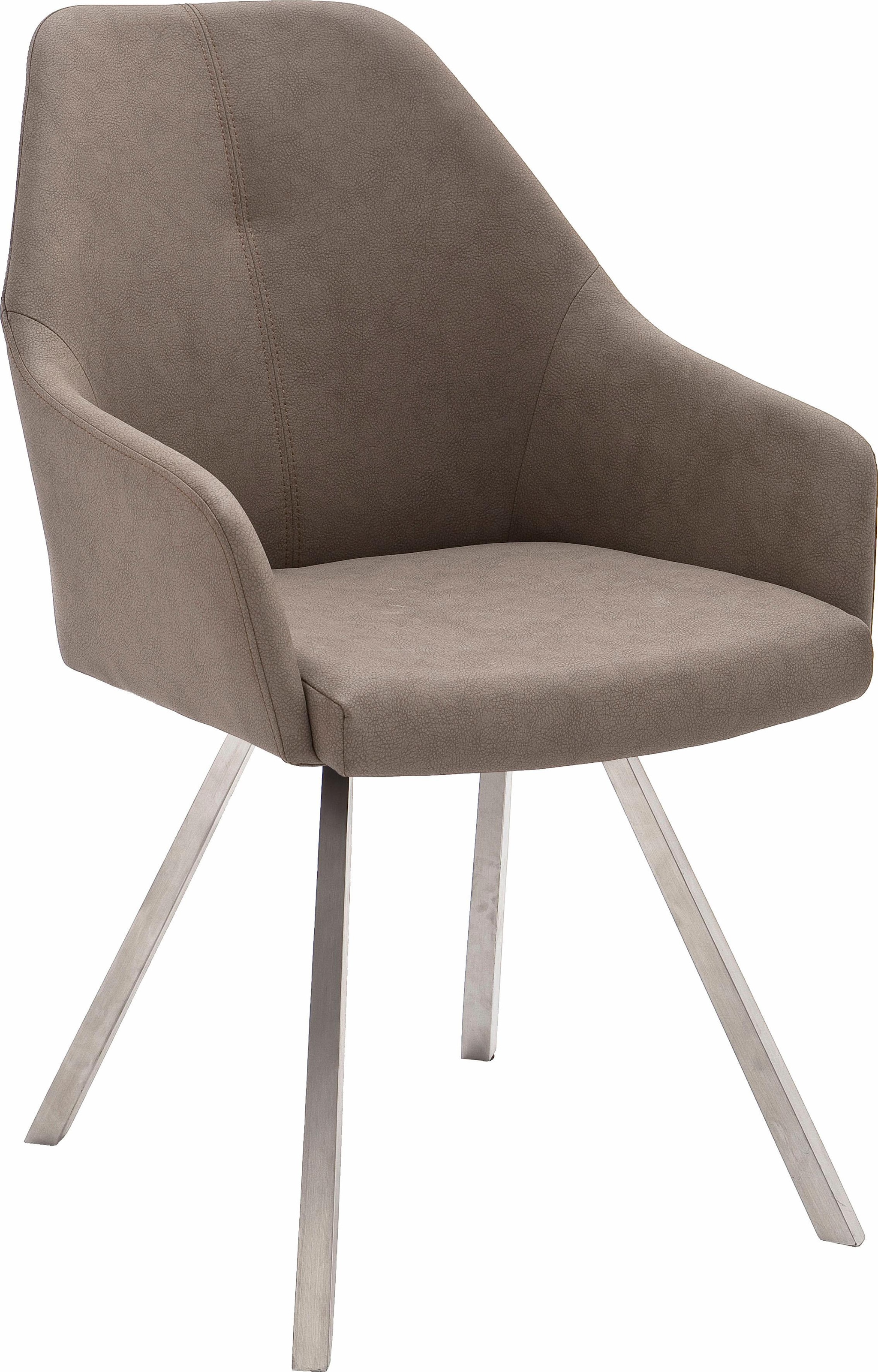 MCA furniture 4-Fußstuhl "Madita A-eckig" (Set) 2 Stk. Kunstleder Stuhl bel günstig online kaufen