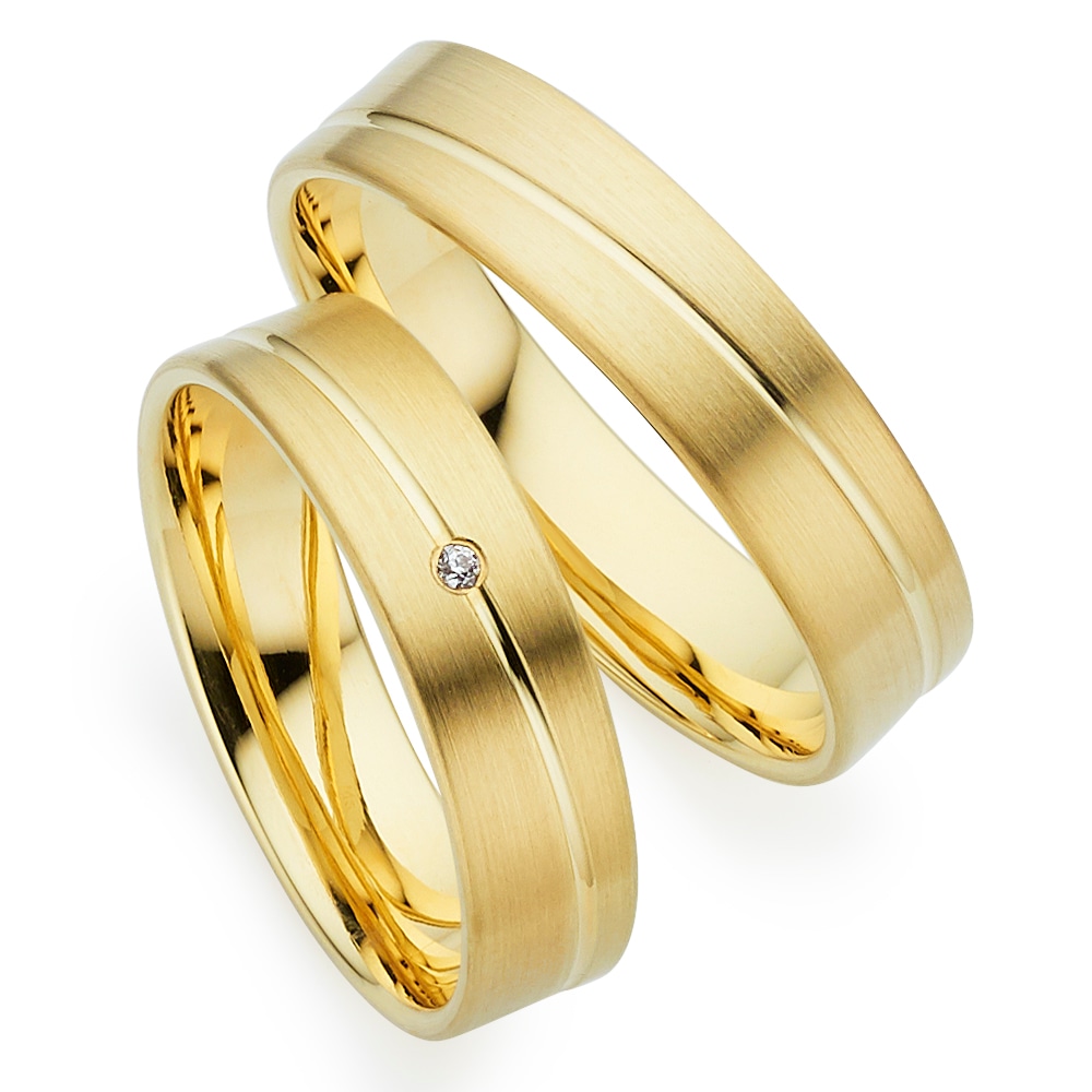 PHÖNIX Damen Trauring "Schmuck Partnerring Ehering Verlobungsring Freundschaftsring", 66, ohne Brillant, Silber 925 (Sterlingsilber),