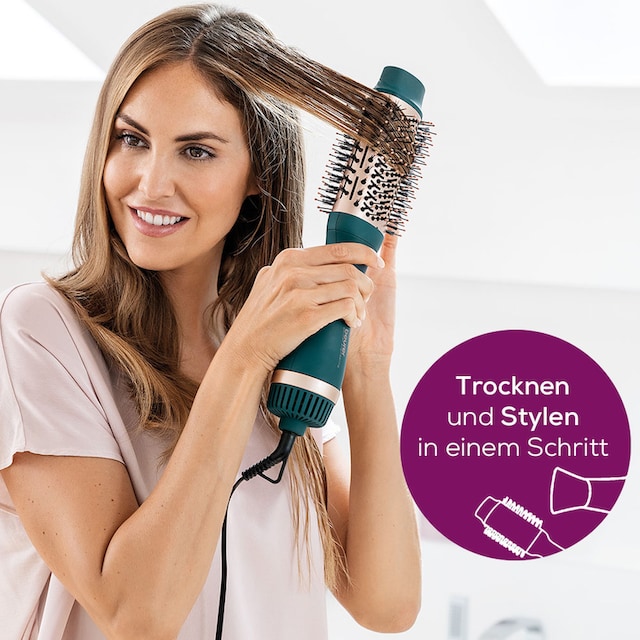 BEURER Ocean«, 2-in-1 Volumen-& Beschichtung | kaufen 45 BAUR Warmluftbürste Keramik-Keratin online Haartrocknungsbürste, »HC