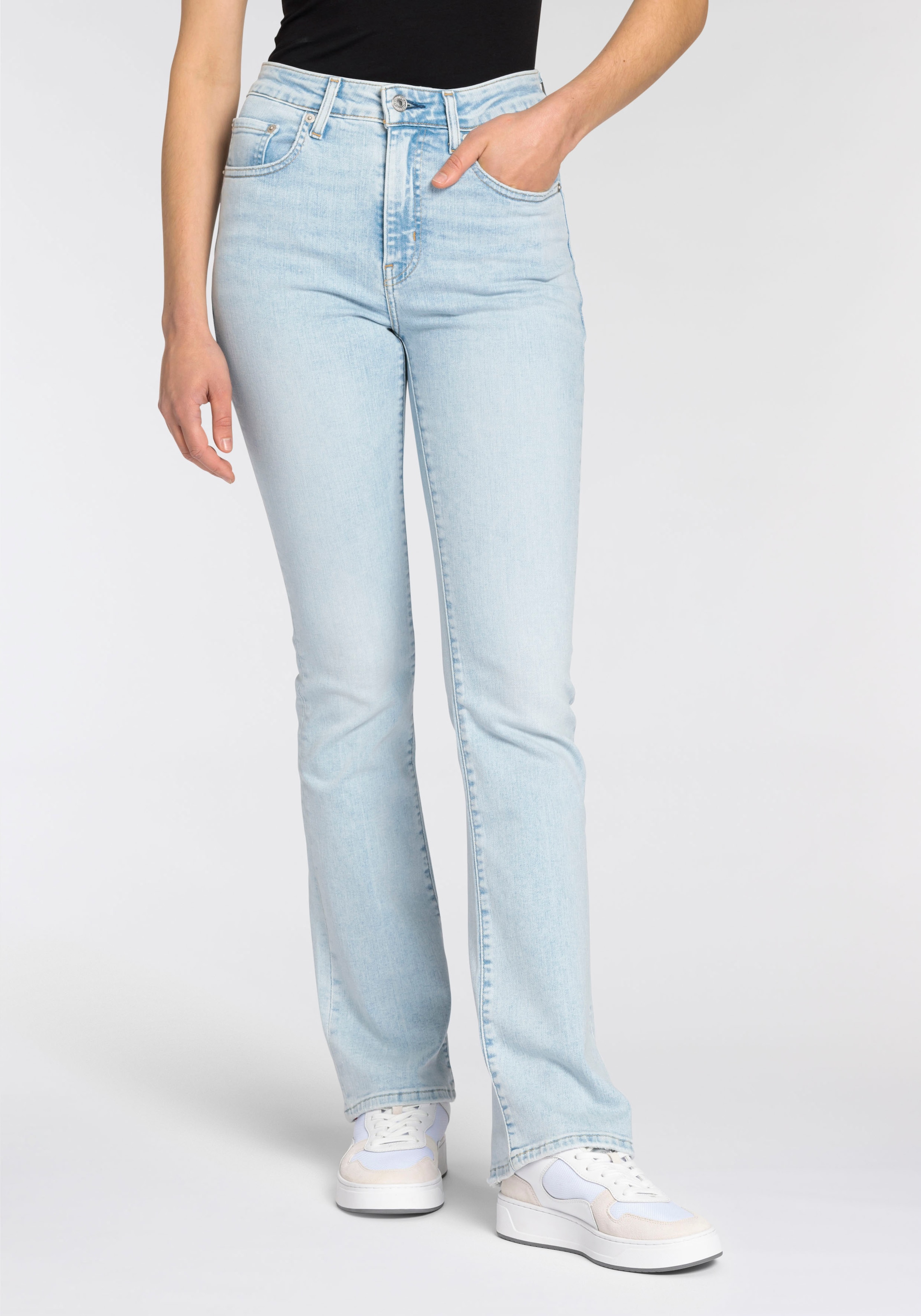  Levis Womens 725 High Rise Bootcut Jeans