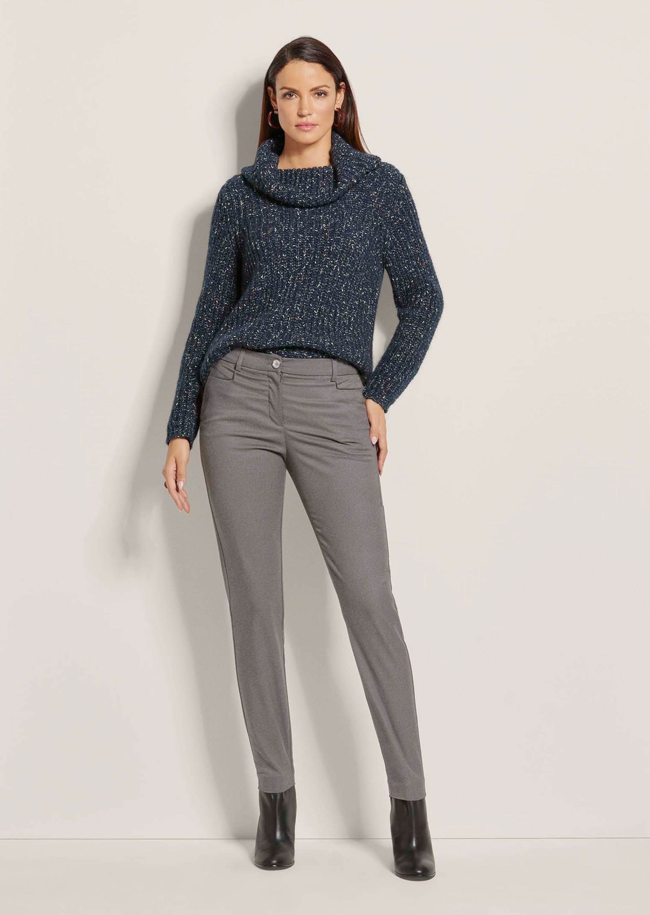 MADELEINE Stoffhose »Hose Schlanke Stretch-Hose mit Formbund«