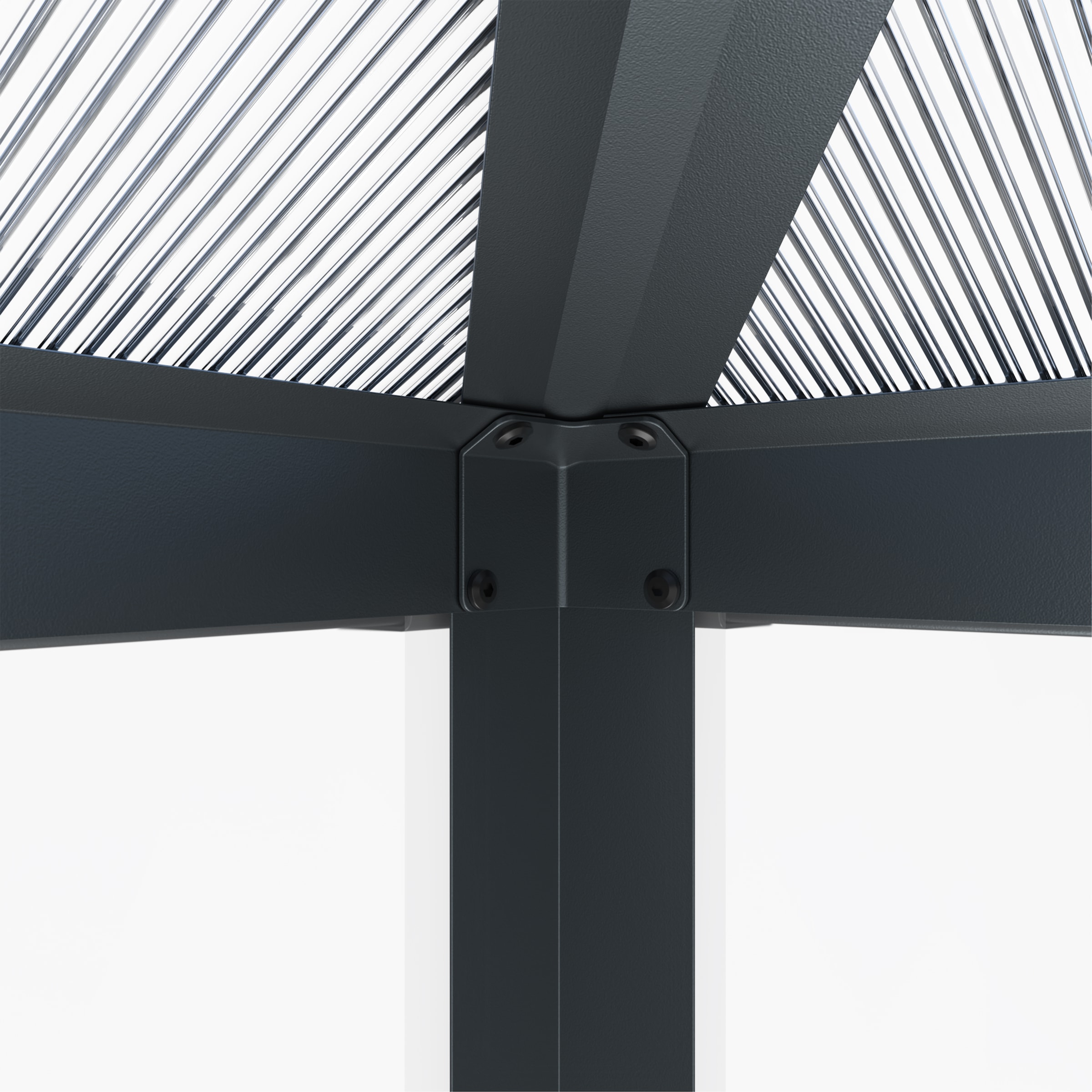 WESTMANN Gewächshaus »Suprema M Schwarz« 215x284x243cm