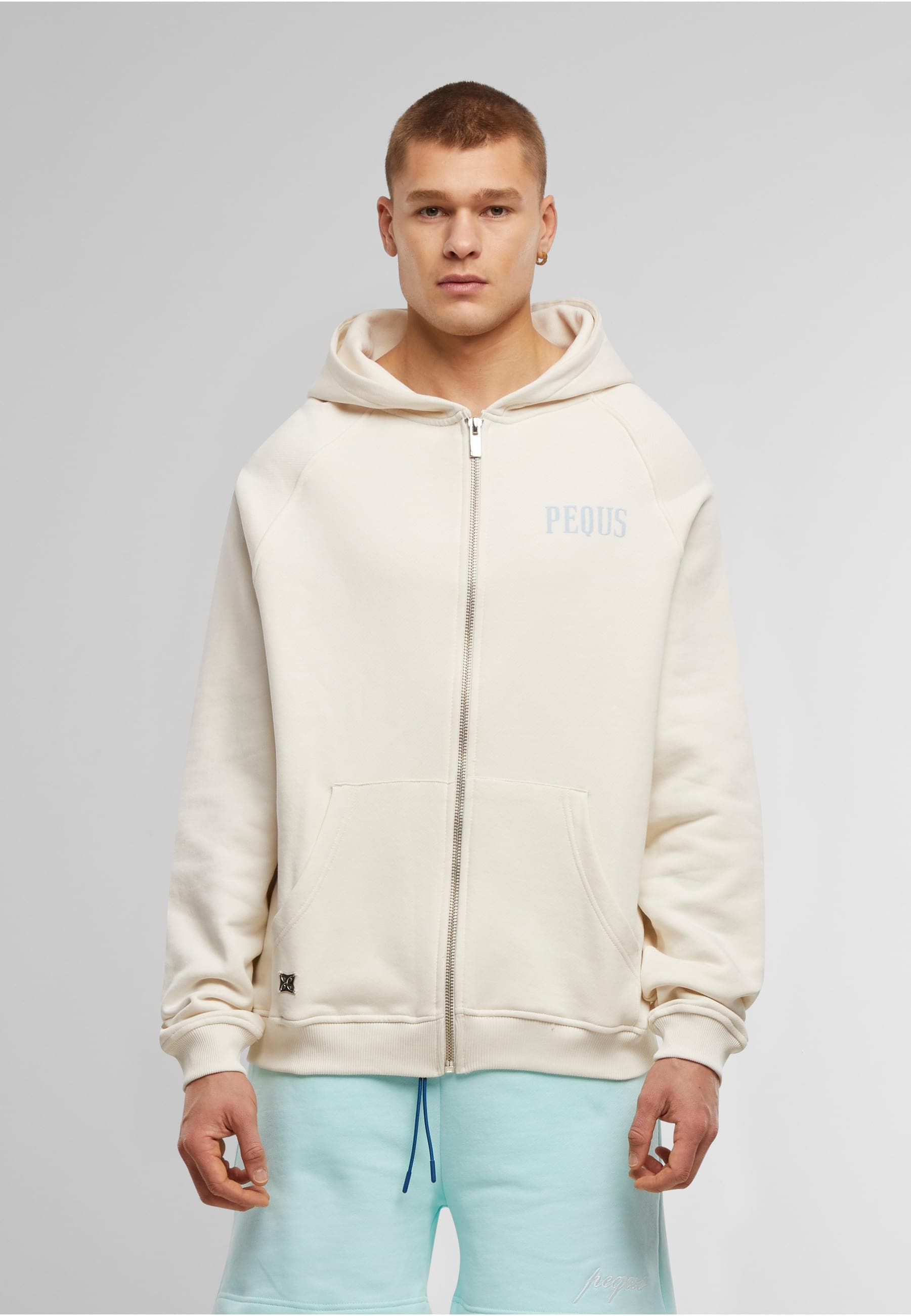 PEQUS Sweatjacke »PEQUS PEQUS Back Logo Zip-Hoodie«