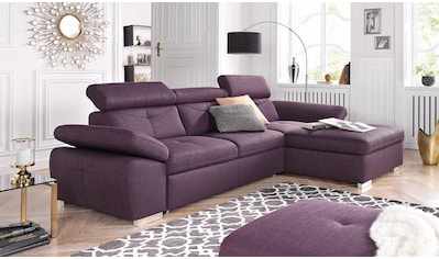 exxpo - sofa fashion Ecksofa, wahlweise mit Bettfunktion und Bettkasten kaufen