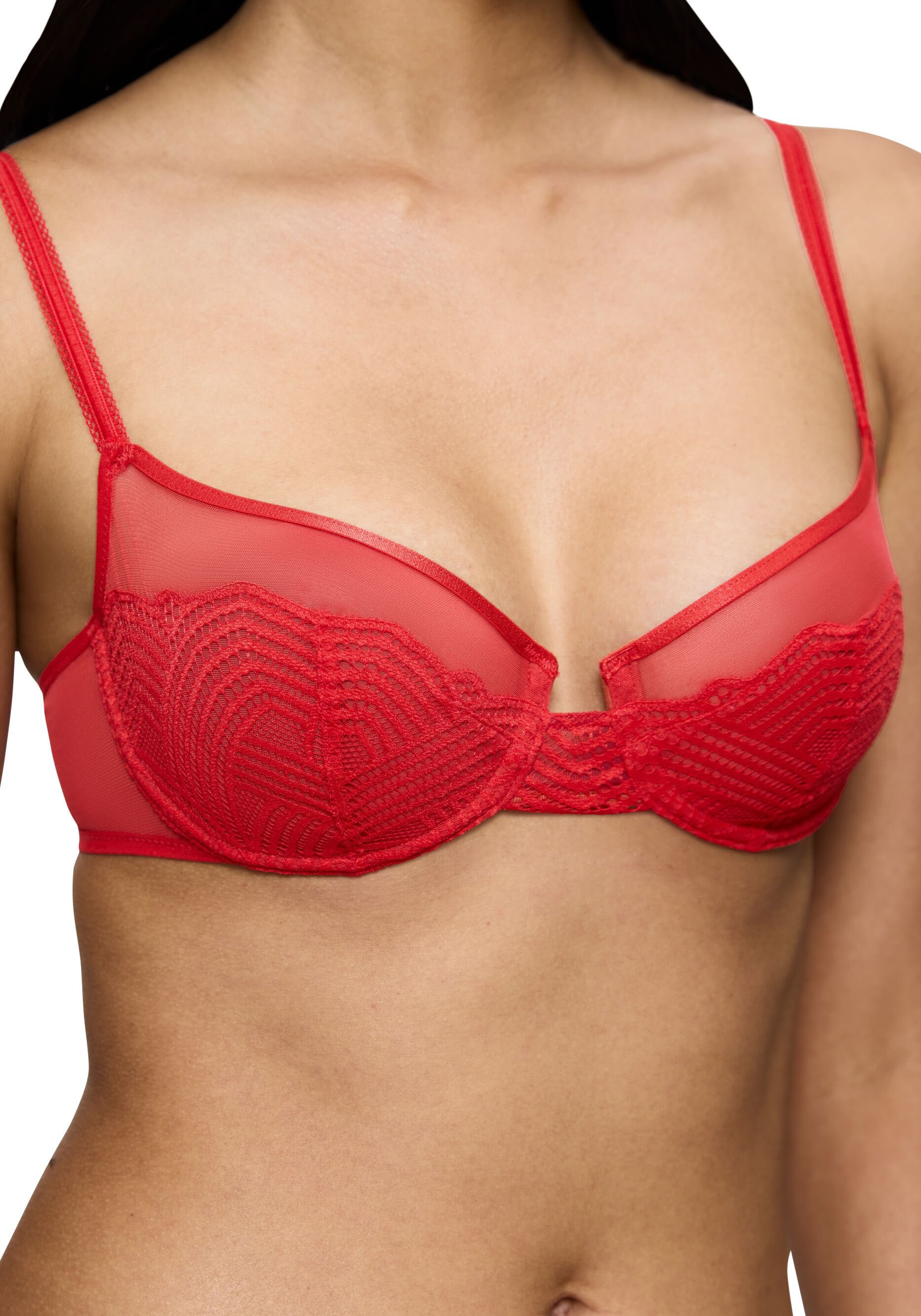 Thumbnail - Triumph Balconette-BH "Delightful Spotlight" mit graphischer Spitze