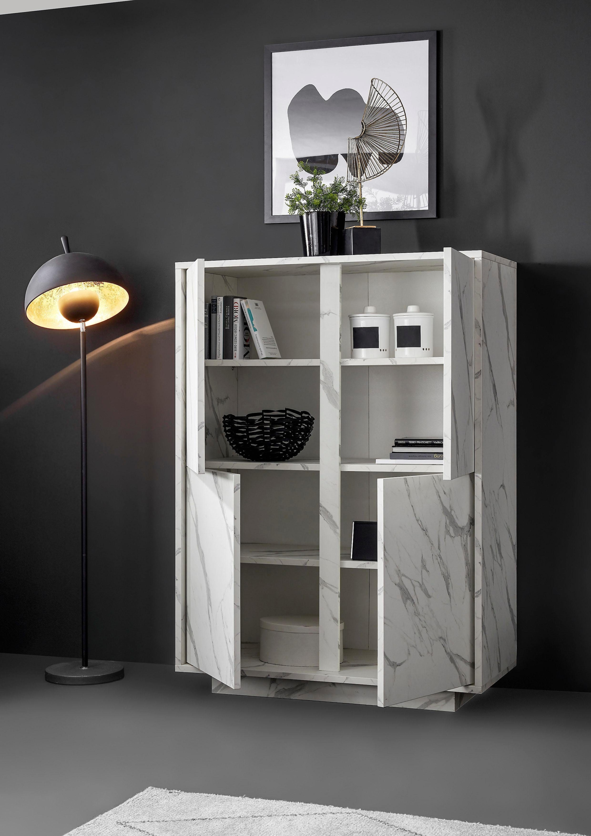 INOSIGN Highboard »Carrara«, grifflos