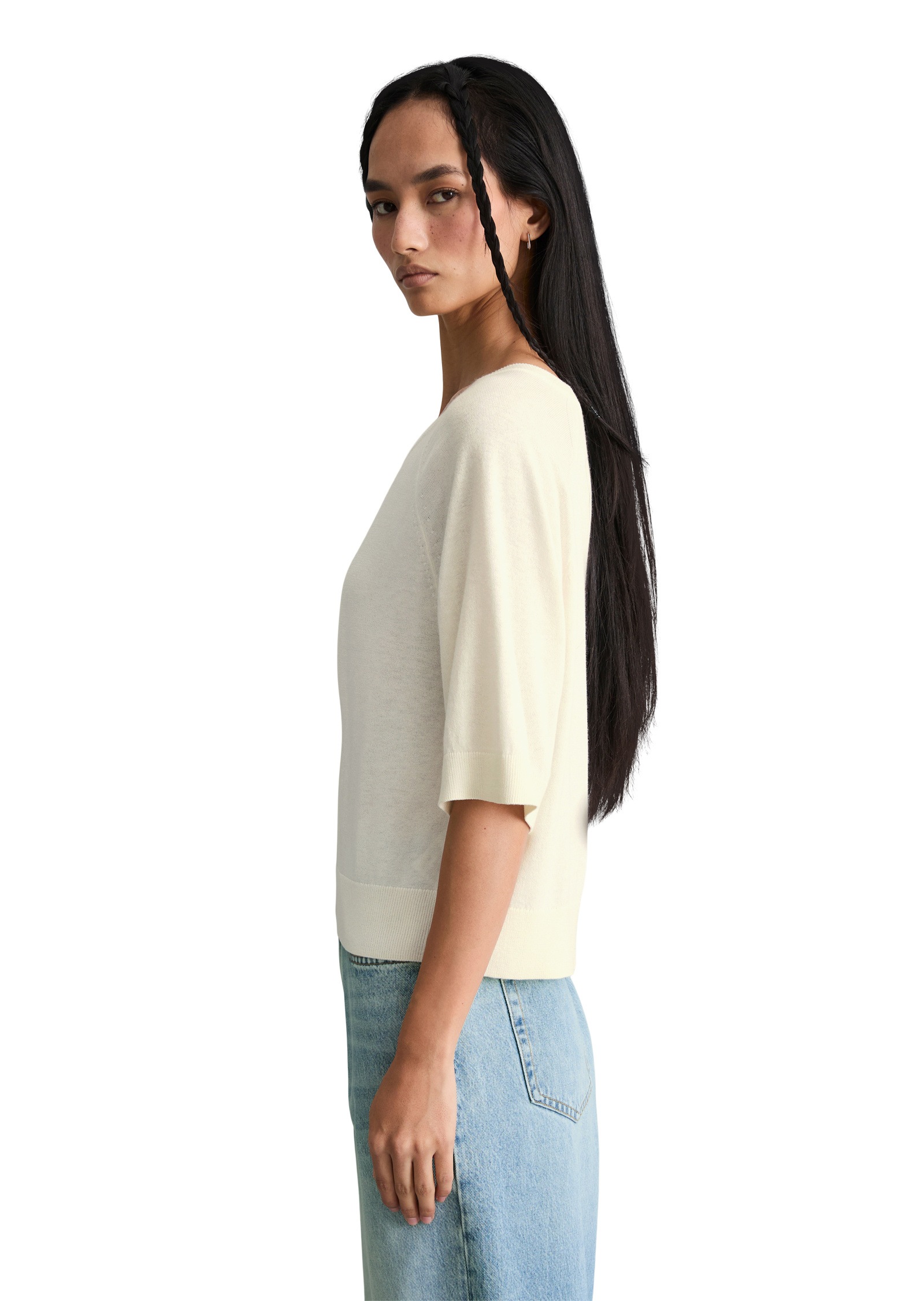 Marc O'Polo DENIM Strickpullover »aus weichem Organic-Cotton-Modal-Mix«