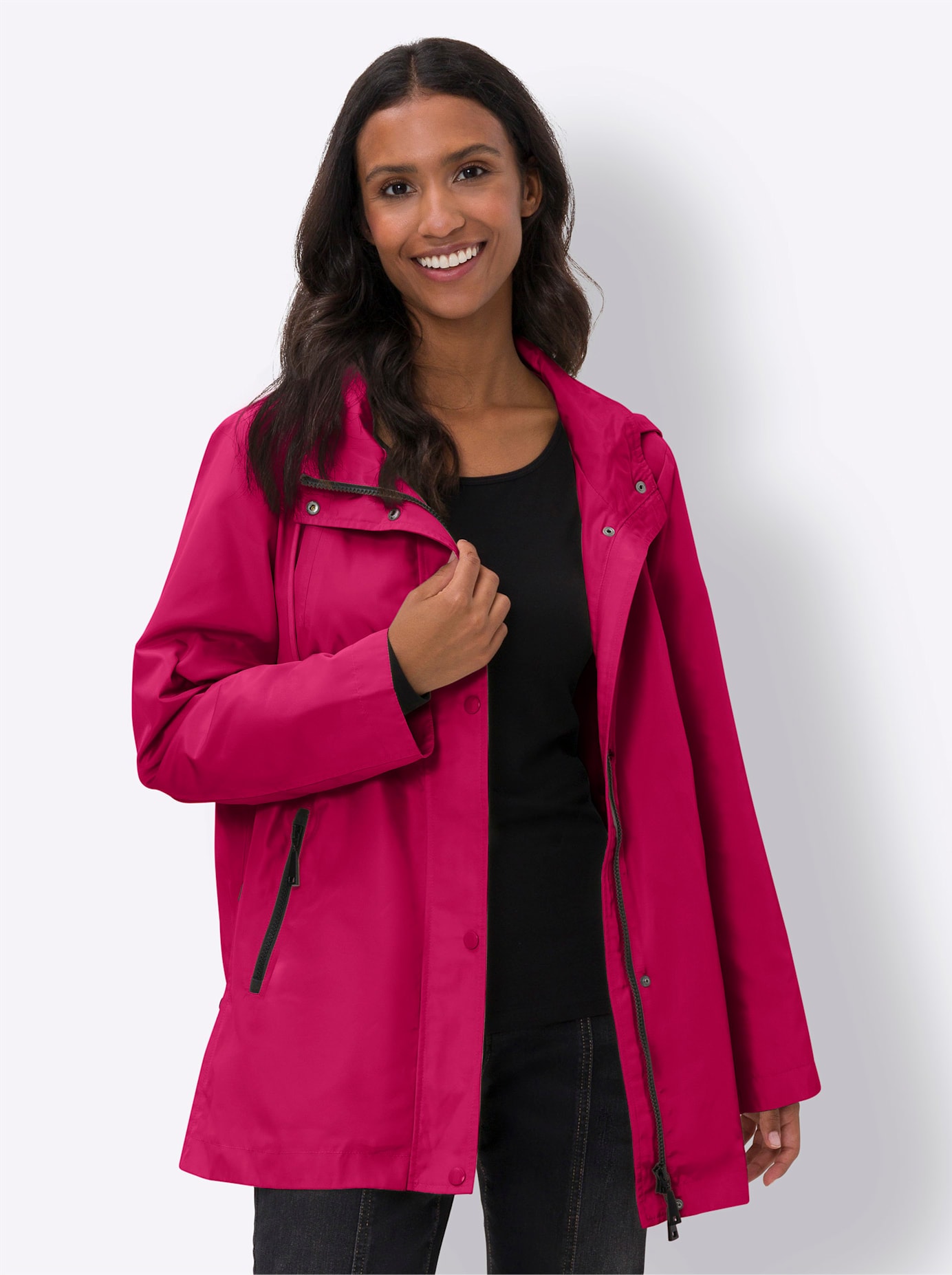 heine Outdoorjacke, mit Kapuze