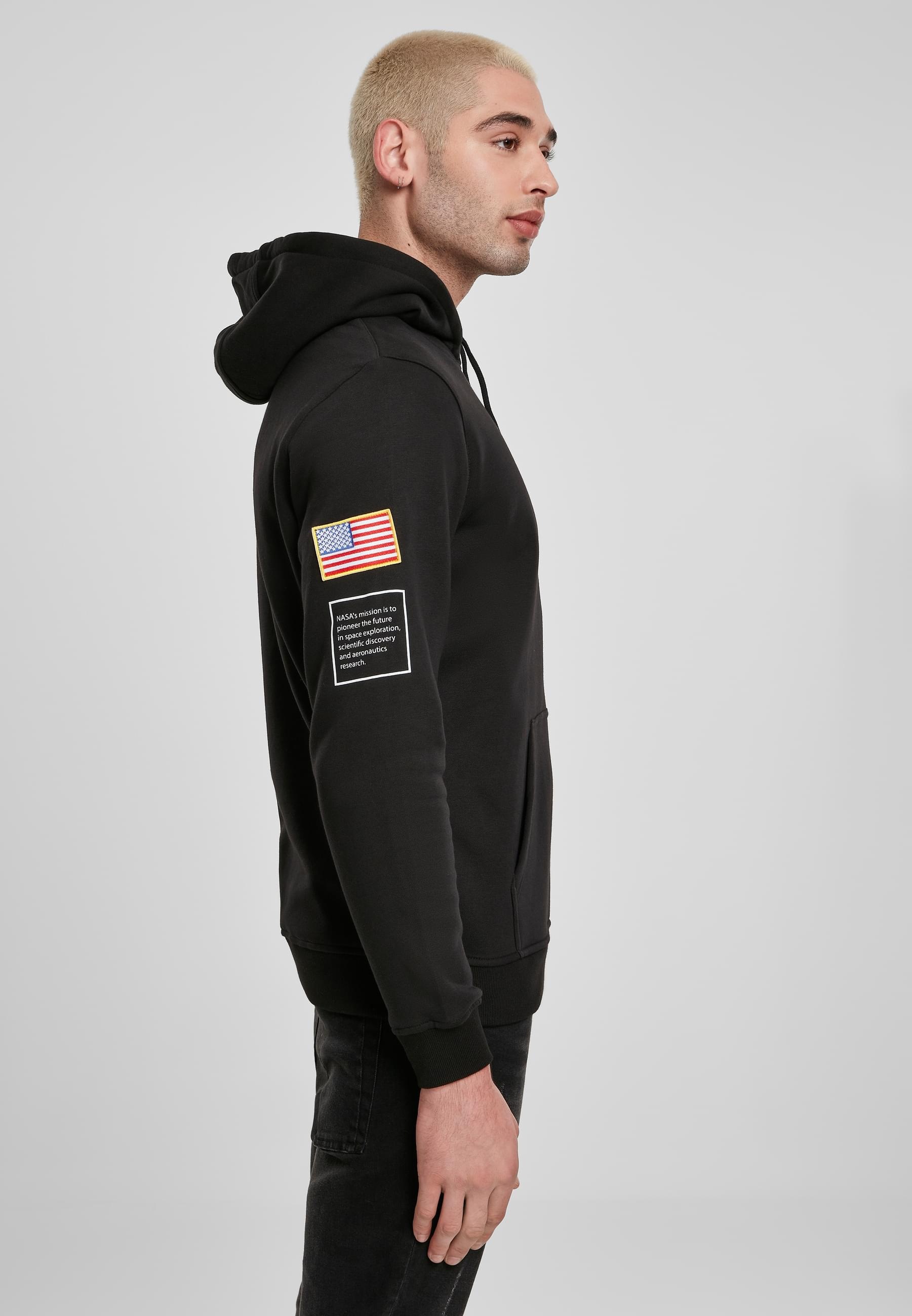 MisterTee Sweatshirt »MisterTee Herren NASA Insignia Flag Hoody«, (1 tlg.)