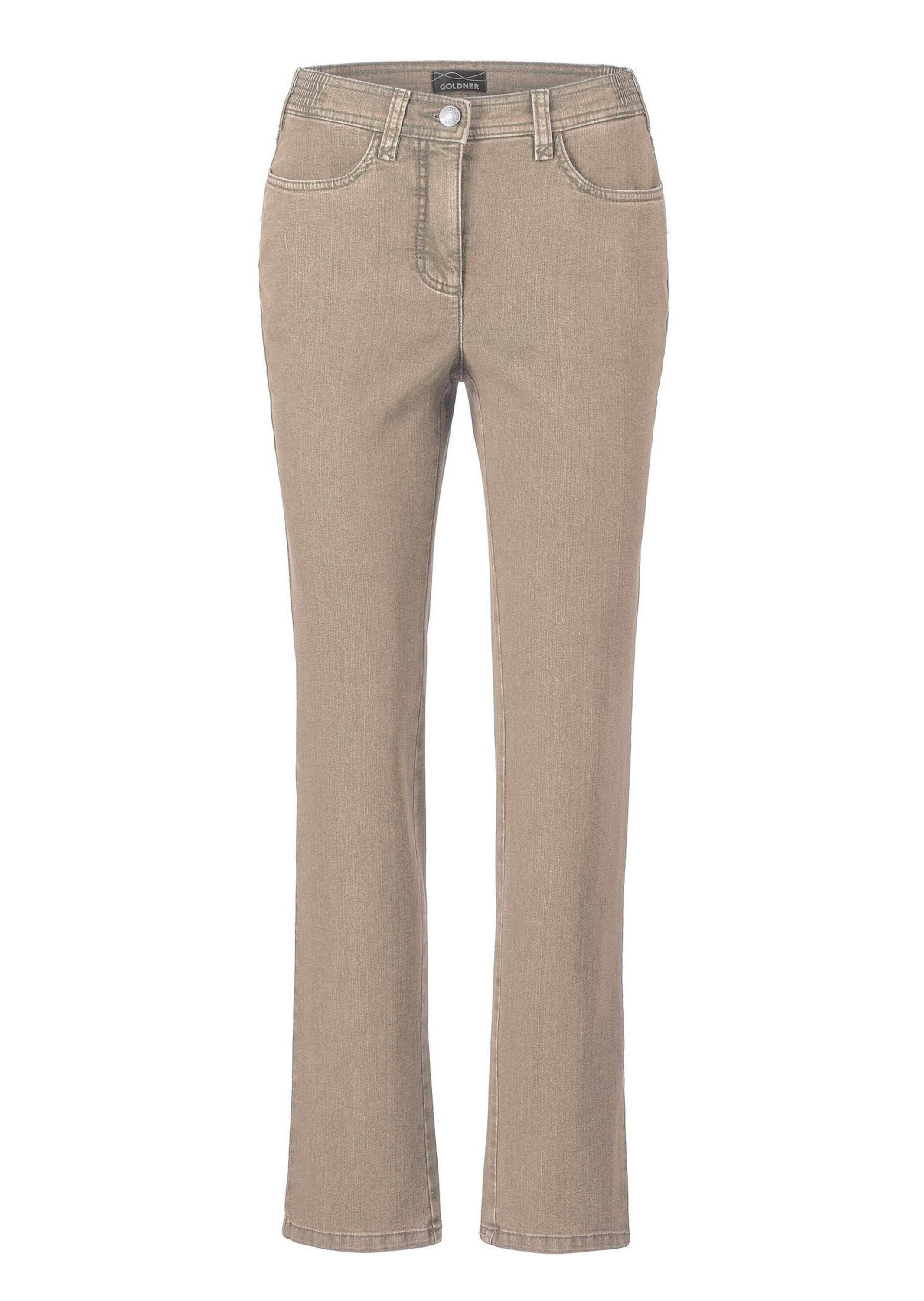 GOLDNER Regular-fit-Jeans "Denimhose mit Stretchkomfort" Ohne