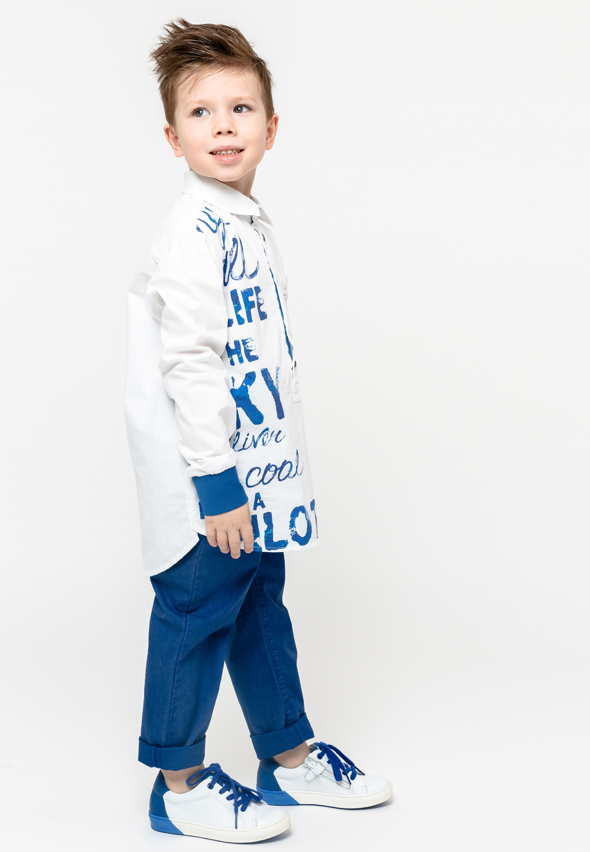 Gulliver Langarmhemd, mit trendigen bestellen BAUR online | Kontrast-Elementen