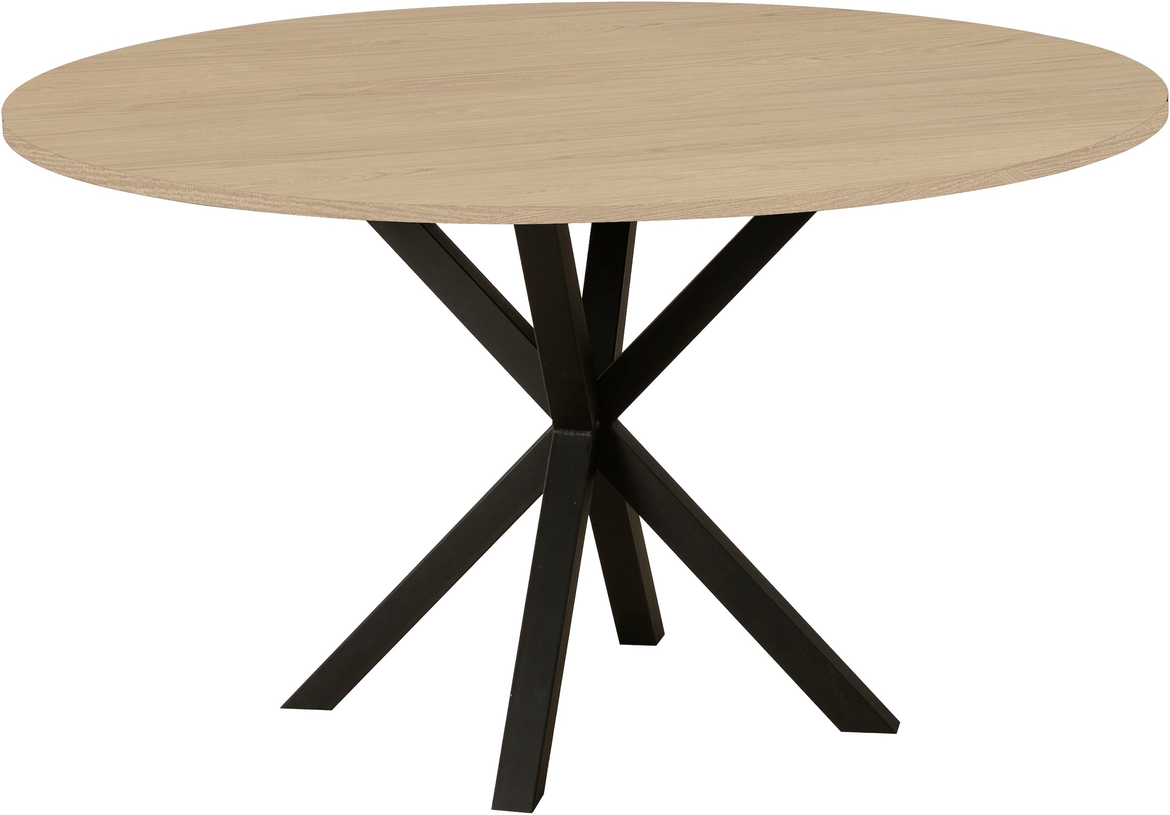 OMG Design Esstisch "Kent" 1 Stk. tlg. Hochwertige Melamin-Tischplatte mit Metallgestell