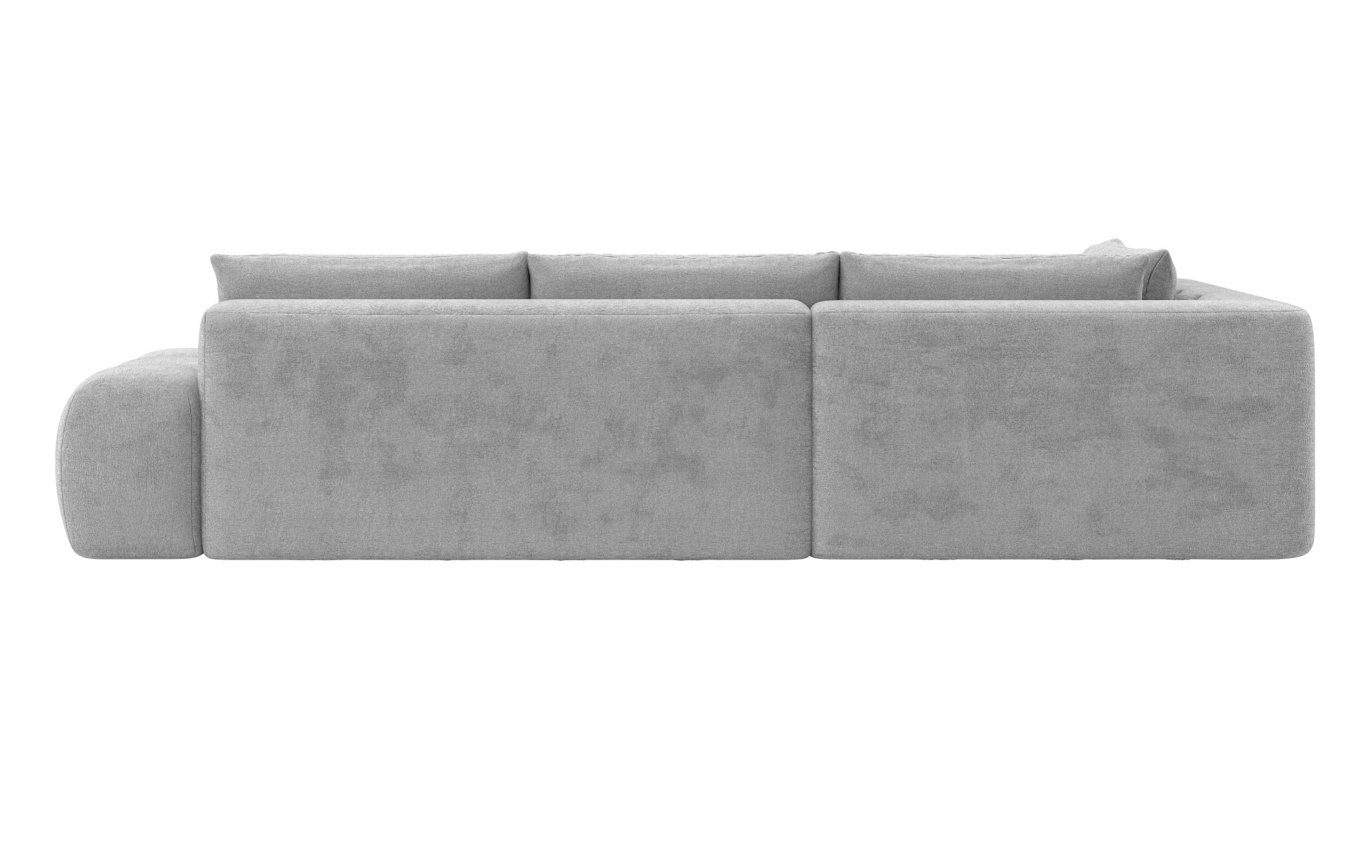 INOSIGN Ecksofa »AZITA klein, L-Form, elegant und bequem Designsofa«, lose Rückenkissen, traumhafte Steppung, Maße B/T/H: 296/176,5/89 cm