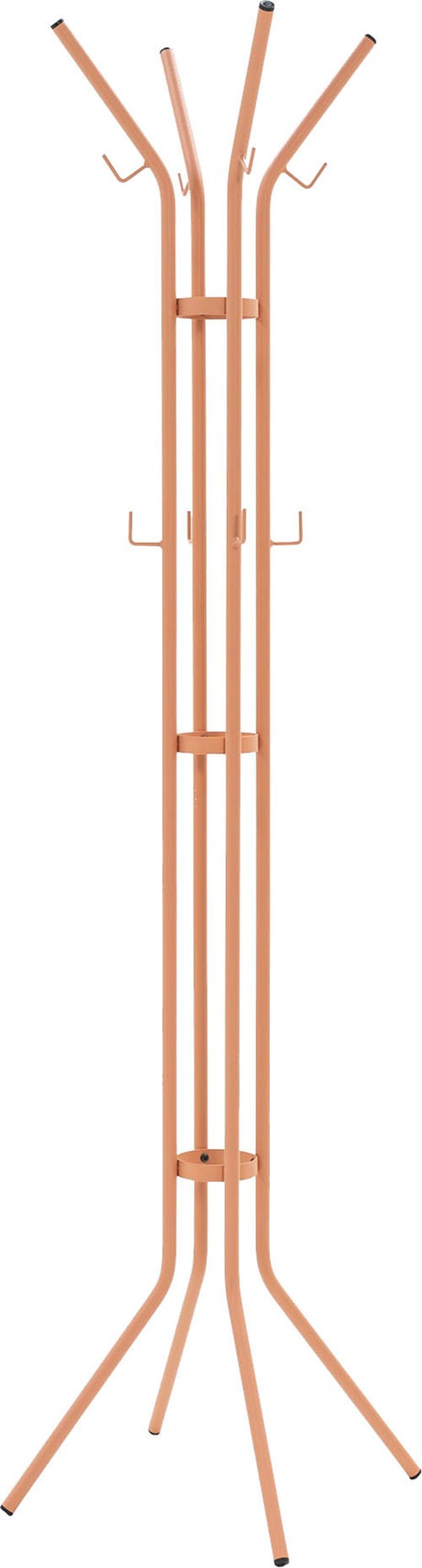 Thumbnail - Spinder Design Garderobenständer "Jessy", (1 St.), Platzsparender Garderobenständer aus Stahl, 8 Haken & Schirmständer