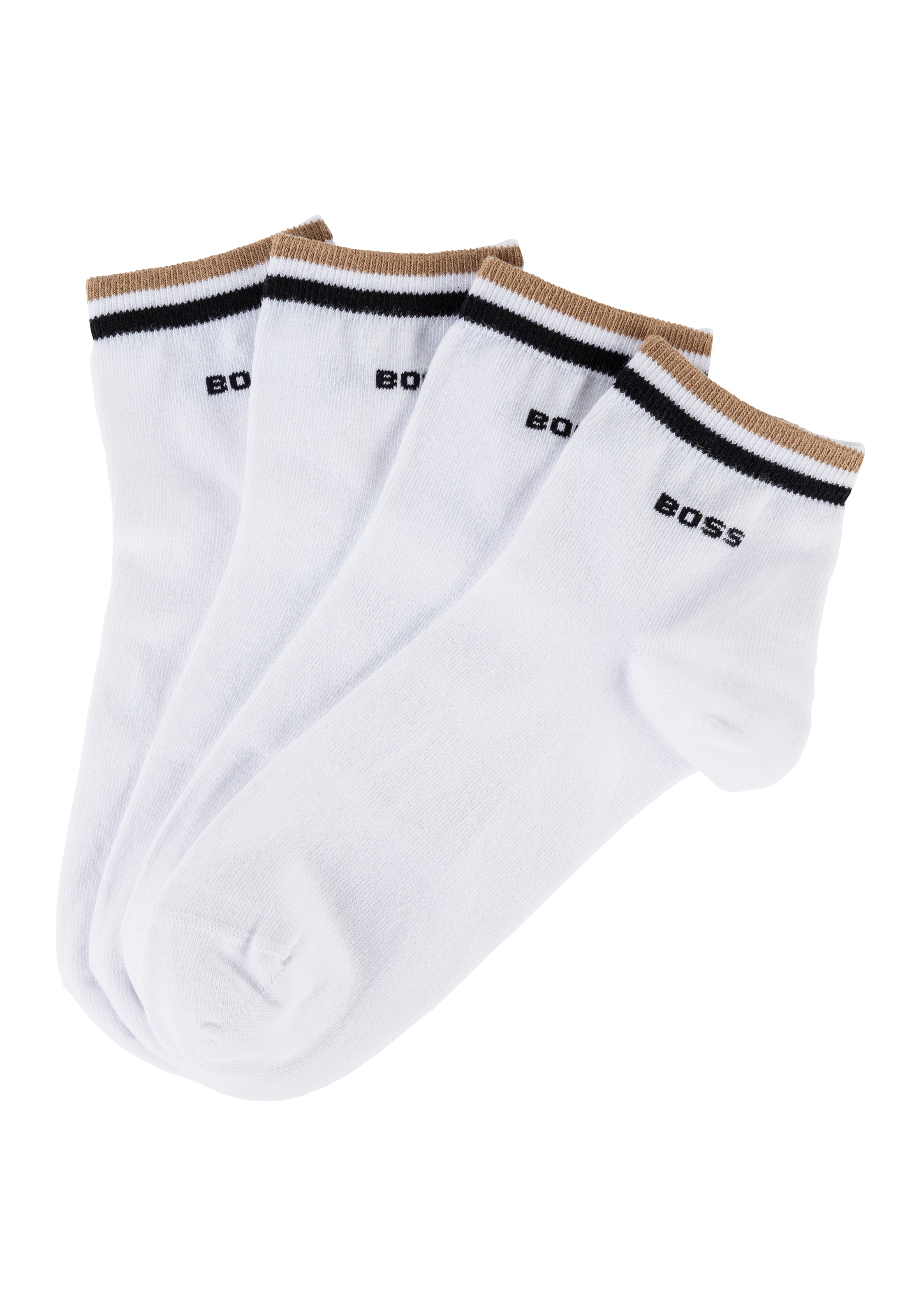 Thumbnail - BOSS Freizeitsocken "2P SH Stripe CC" Packung, 2er, 2 Stk. tlg. mit BOSS Schriftzug
