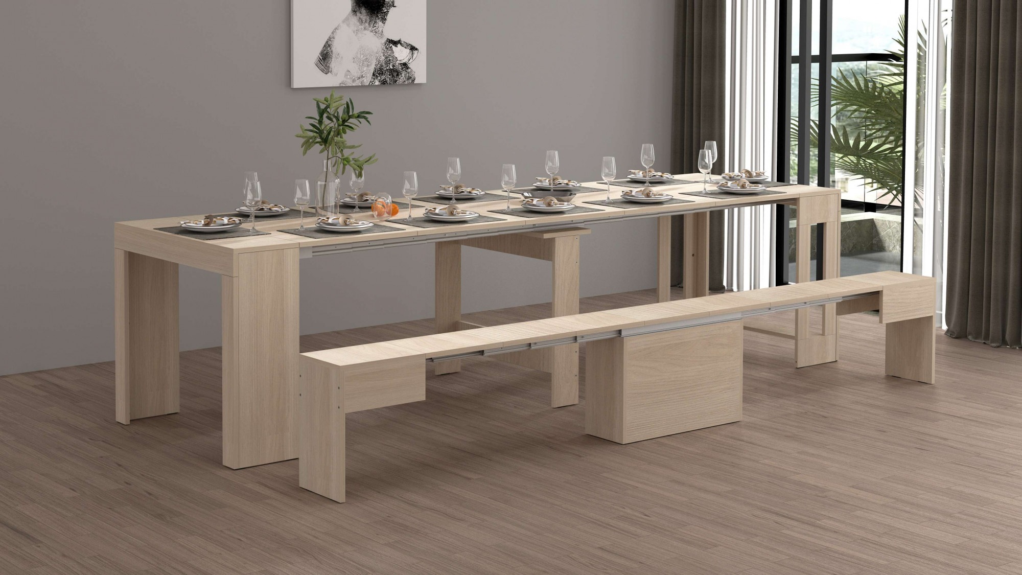 Home affaire Sitzbank "Praktika, Sitzbank, Bank" 1 Stk. tlg. mit Auszugsfun günstig online kaufen