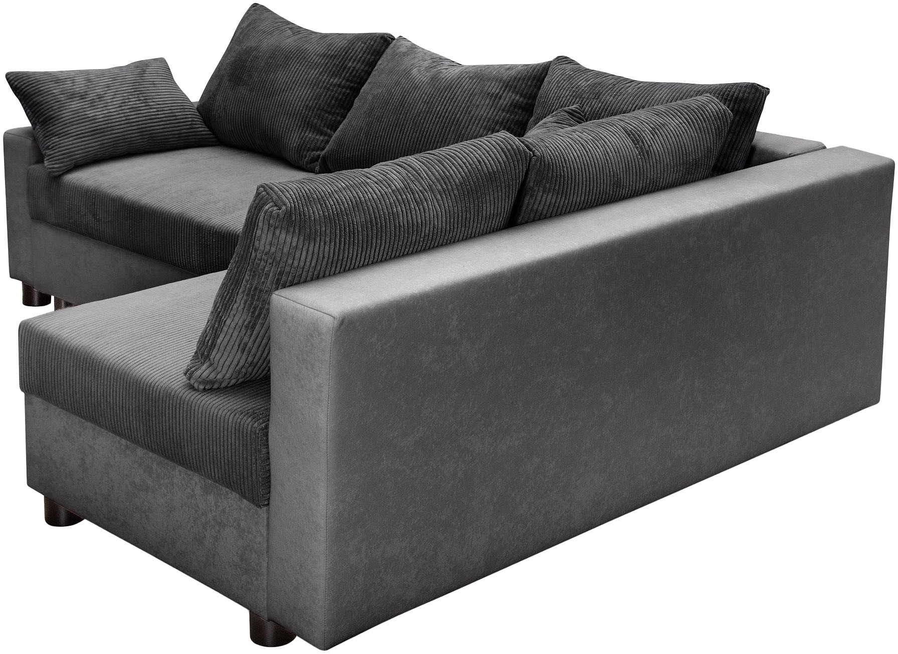 COLLECTION AB Ecksofa »Parma L-Form«, mit Schlaffunktion und Bettkasten, inklusive Kissen, Bonellfederkern