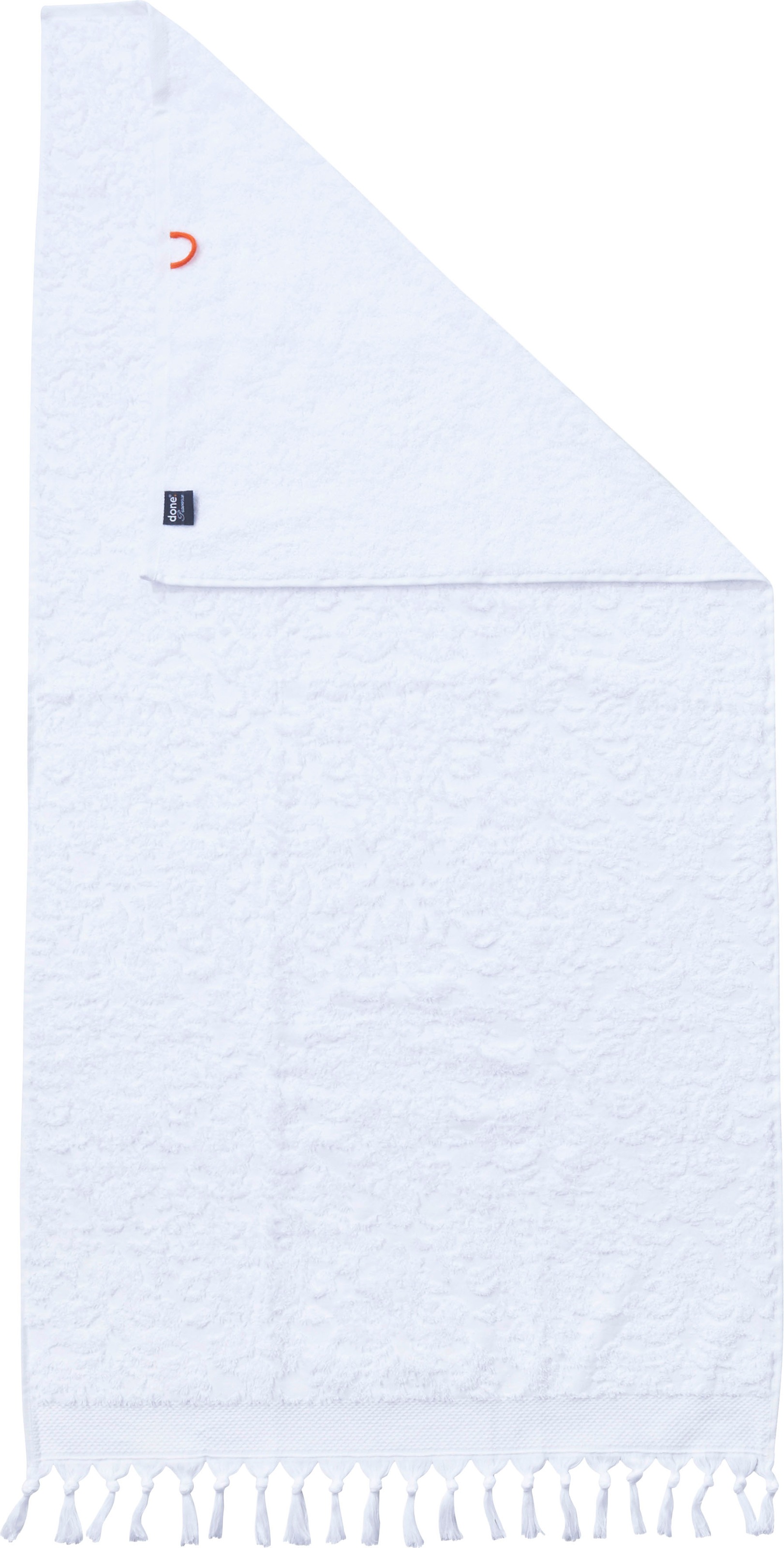 done. Duschtuch "Provence Ornaments" Uni Farben, Ornamente, mit Fransen günstig online kaufen