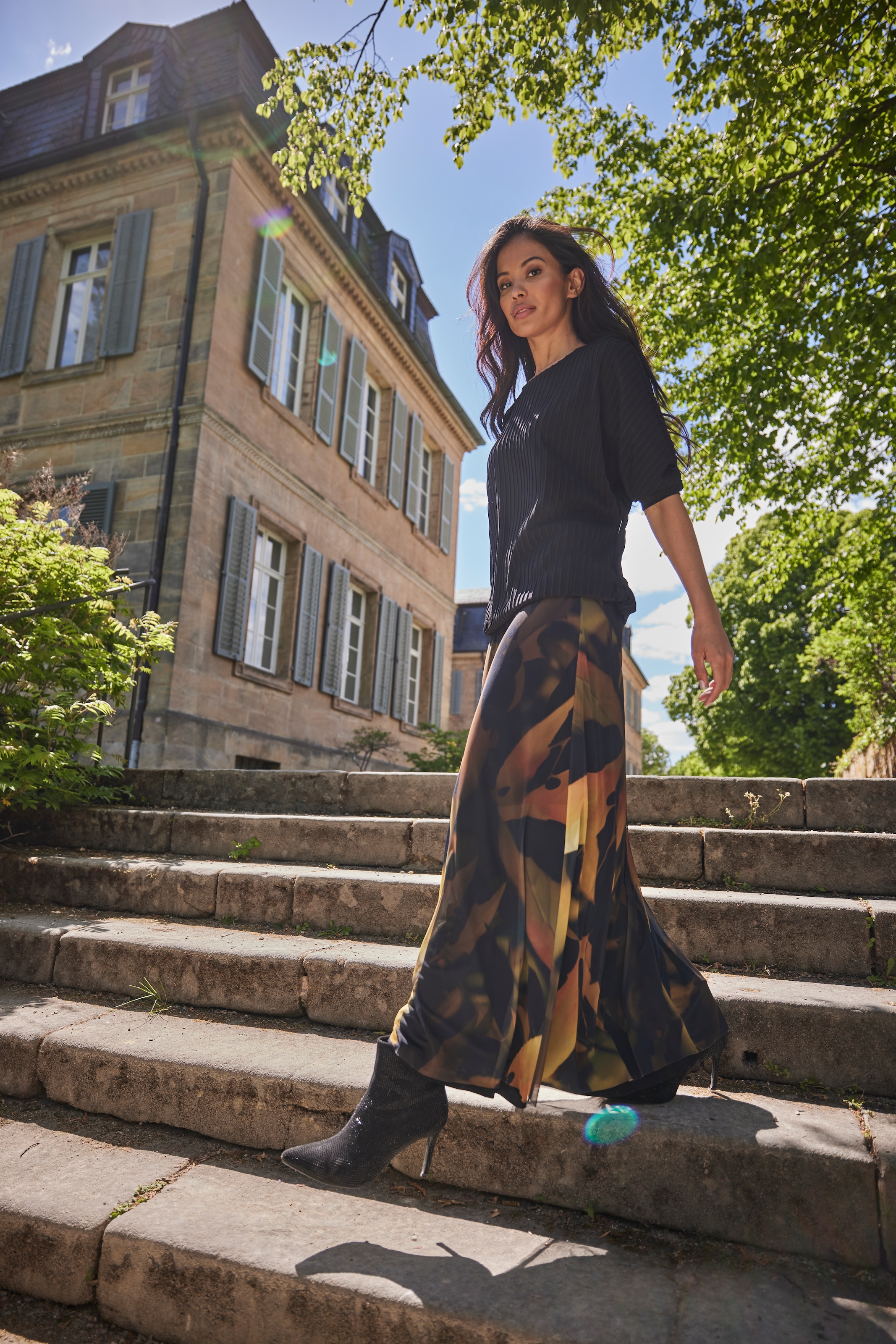 Aniston SELECTED Fledermausshirt, mit moderner Oberflächenstruktur - NEUE KOLLEKTION